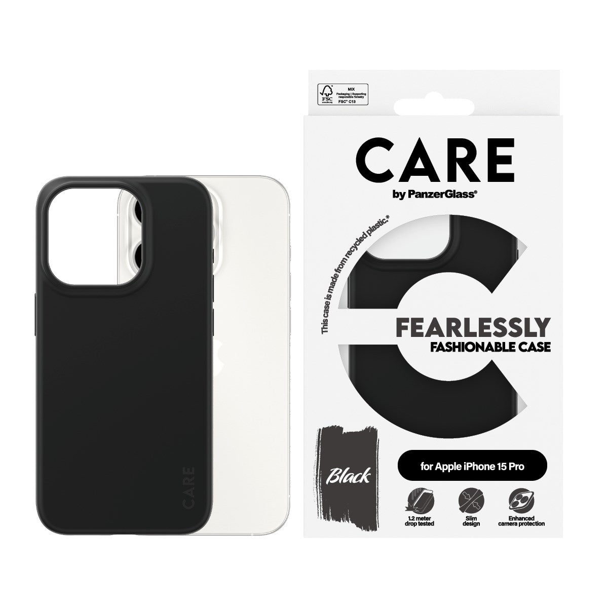 CARE by PanzerGlass® Case Sort iPhone 15 Pro