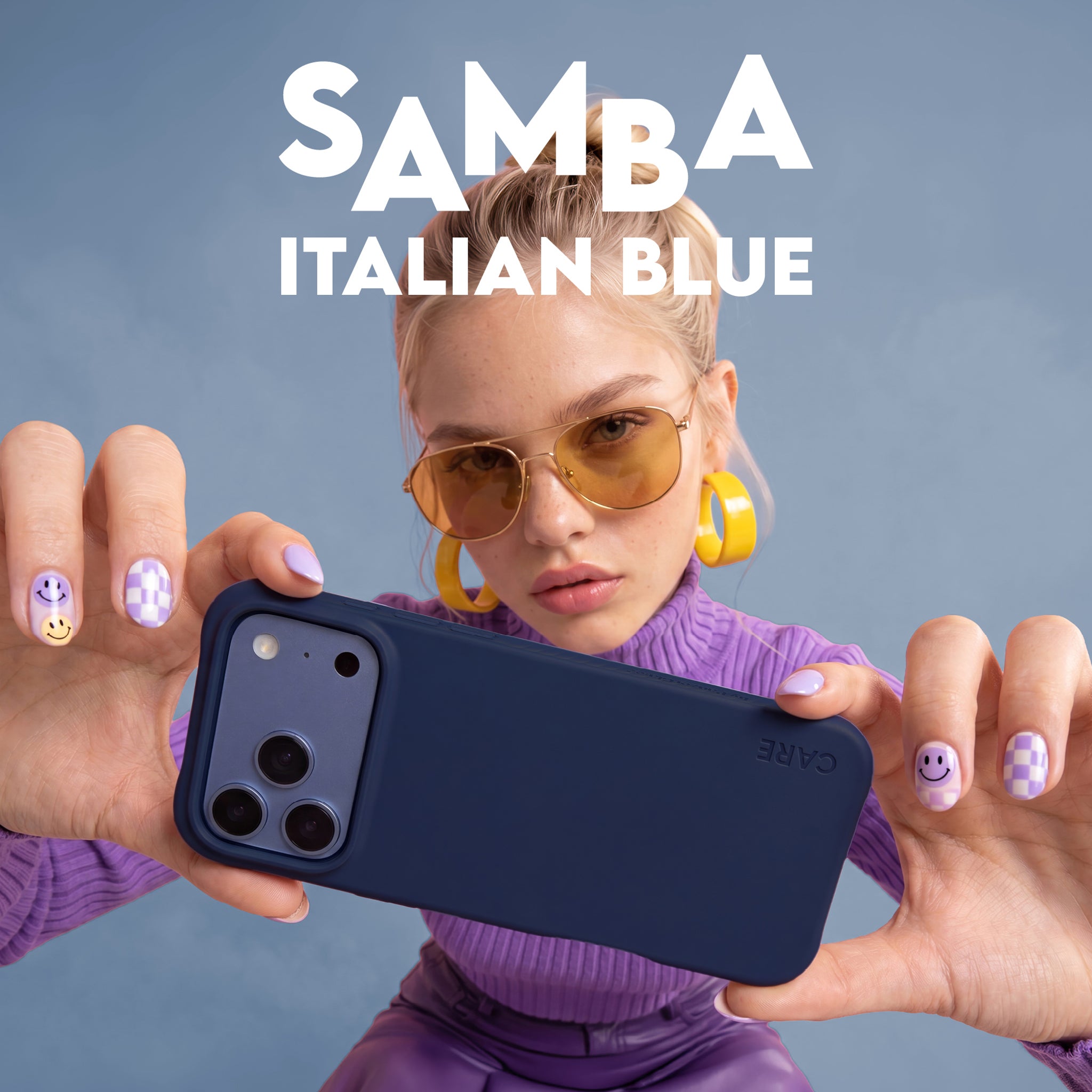 CARE™ by PanzerGlass® Samba Case Italian Blue m. MagSafe iPhone 18 Pro Max | 17 Pro Max