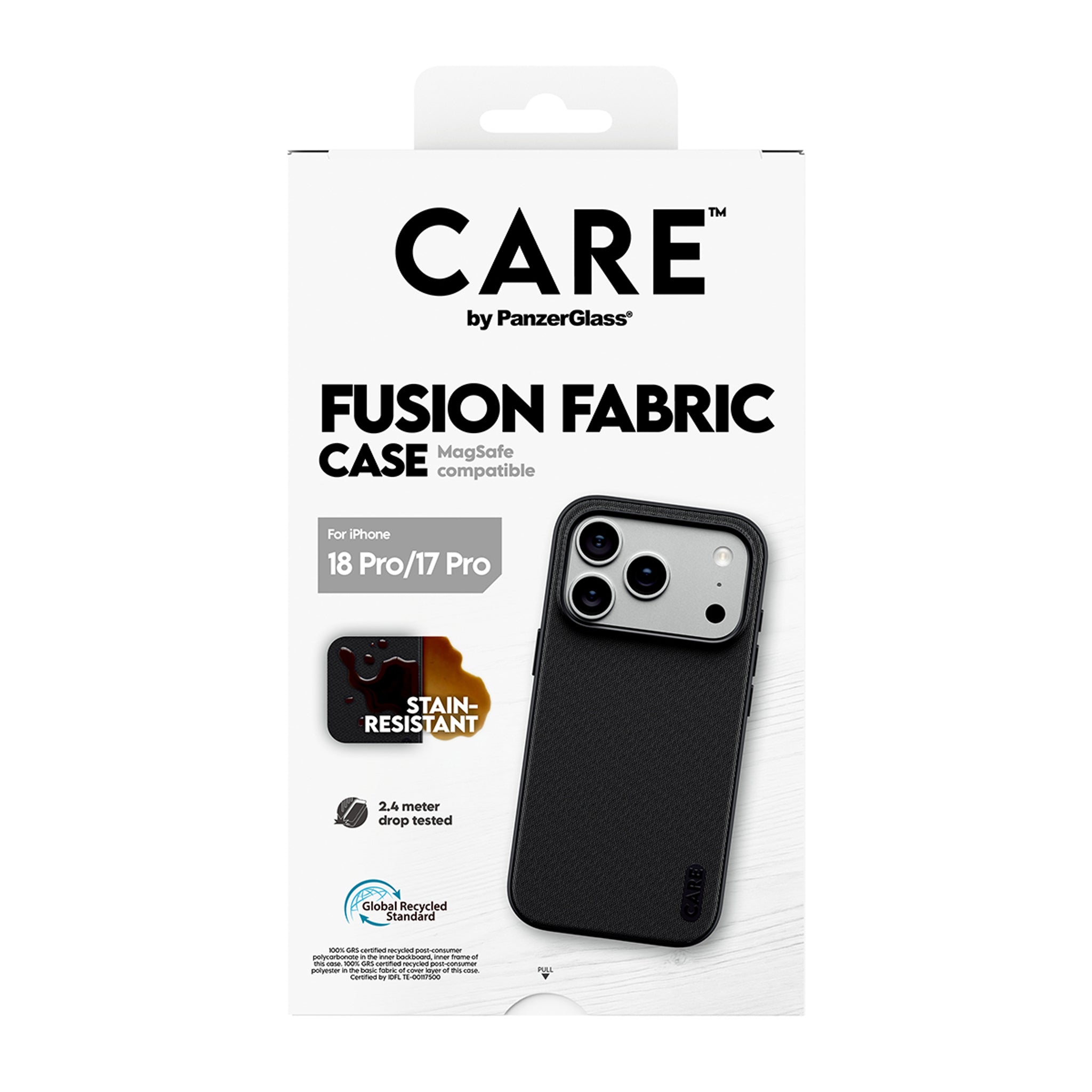 CARE™ by PanzerGlass® Fusion Fabric Case Sort m. MagSafe iPhone 18 Pro | 17 Pro