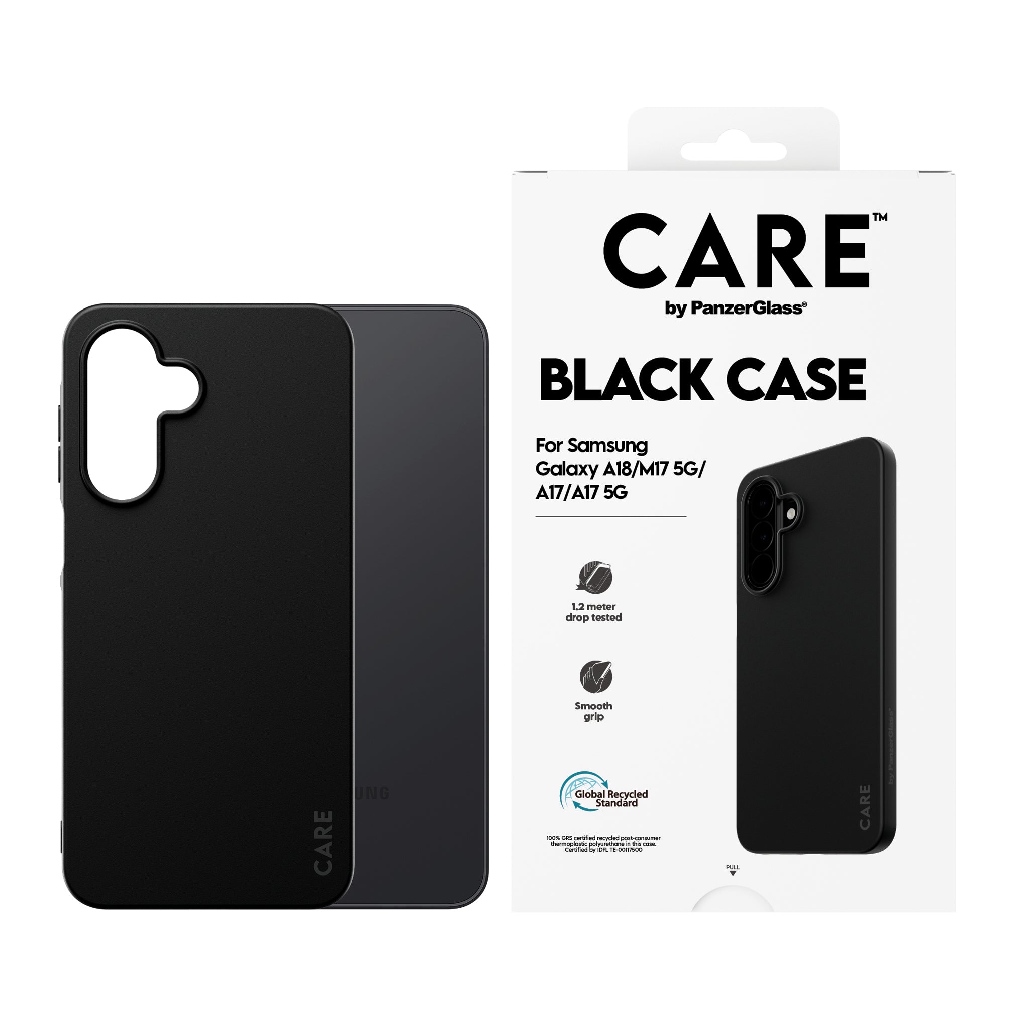 CARE™ by PanzerGlass® TPU Case Sort Samsung Galaxy M17 5G | A17 | A17 5G