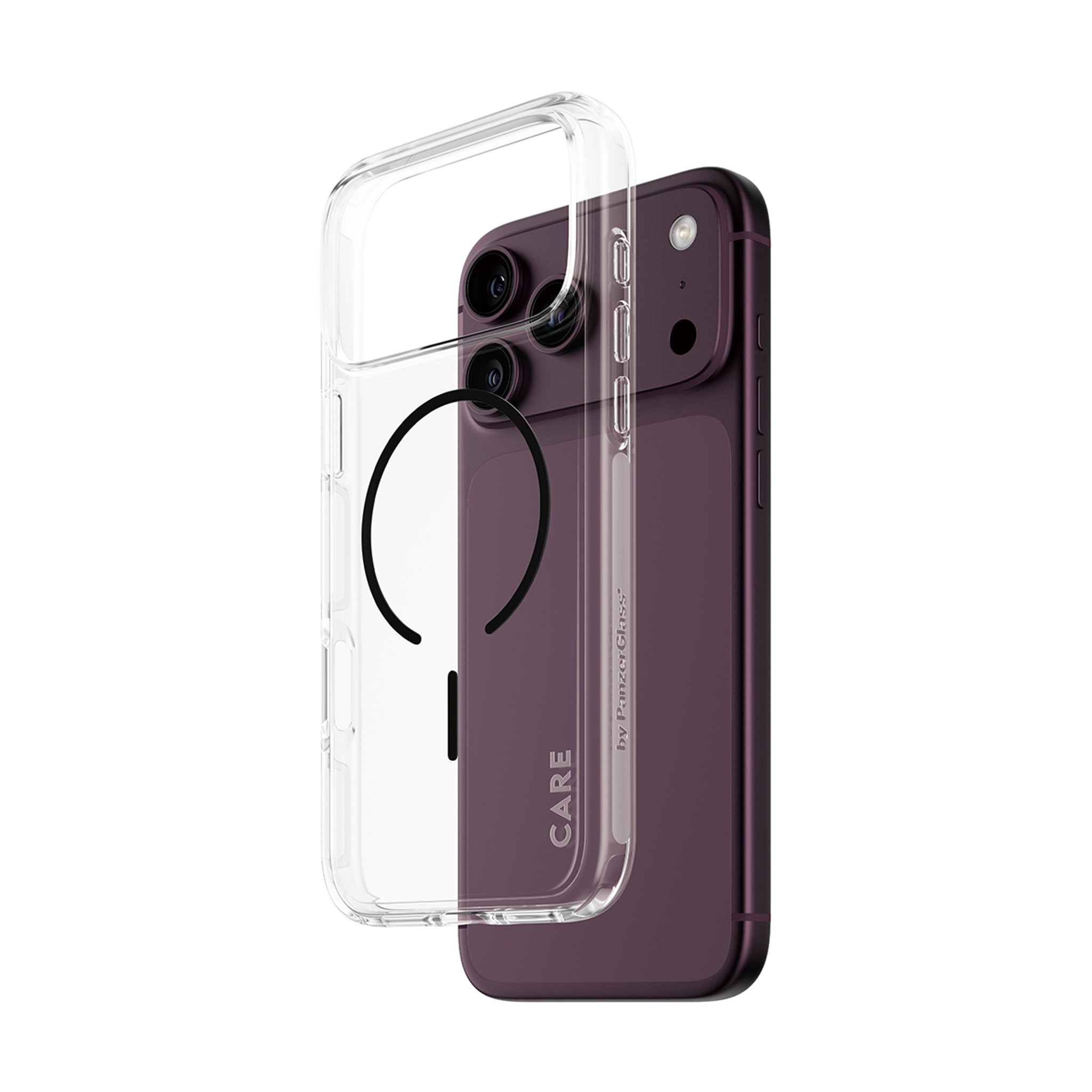 CARE™ by PanzerGlass® Urban Explorer Case Transparent m. Sort MagSafe iPhone 18 Pro Max | 17 Pro Max