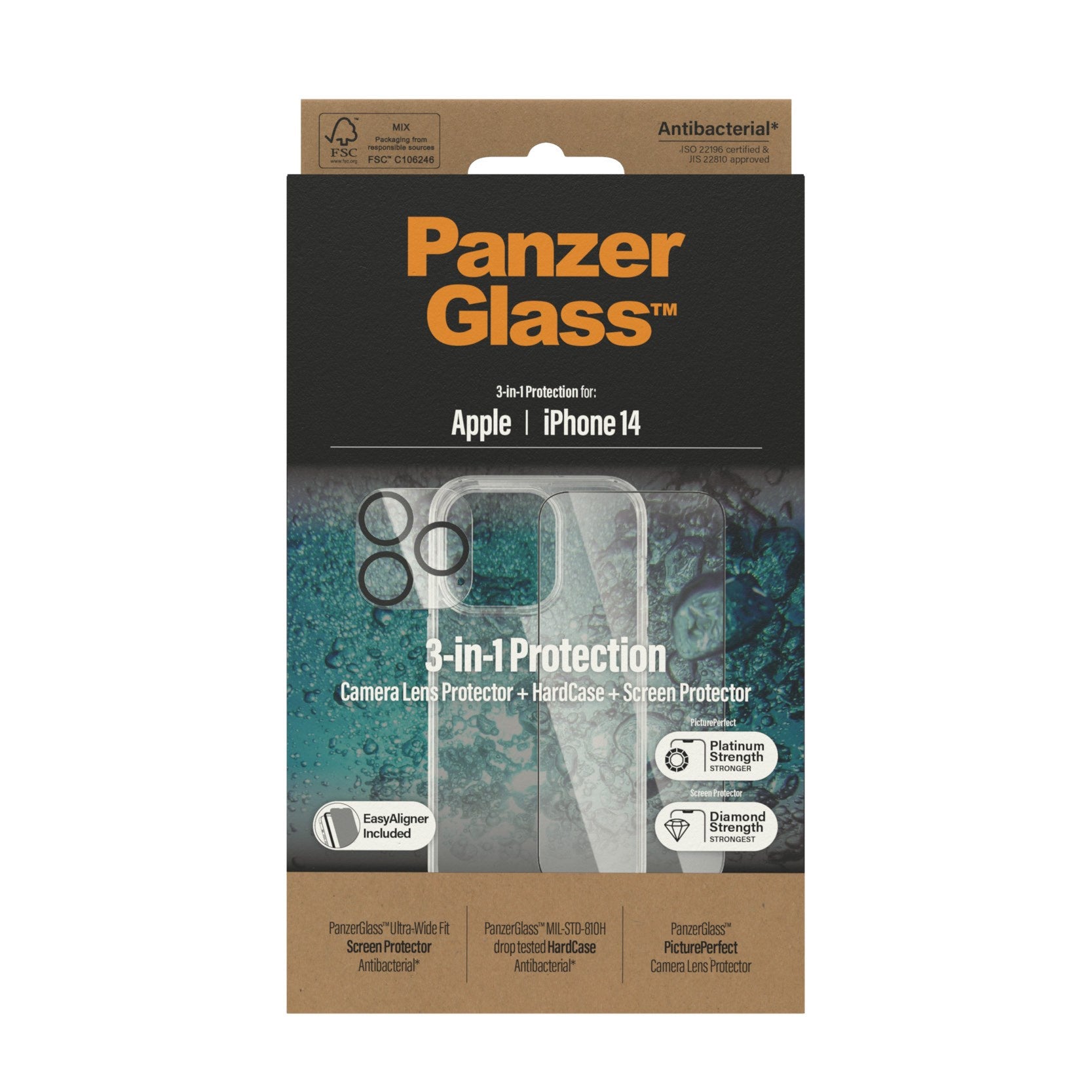 PanzerGlass® 3-i-1 Pakke iPhone 14