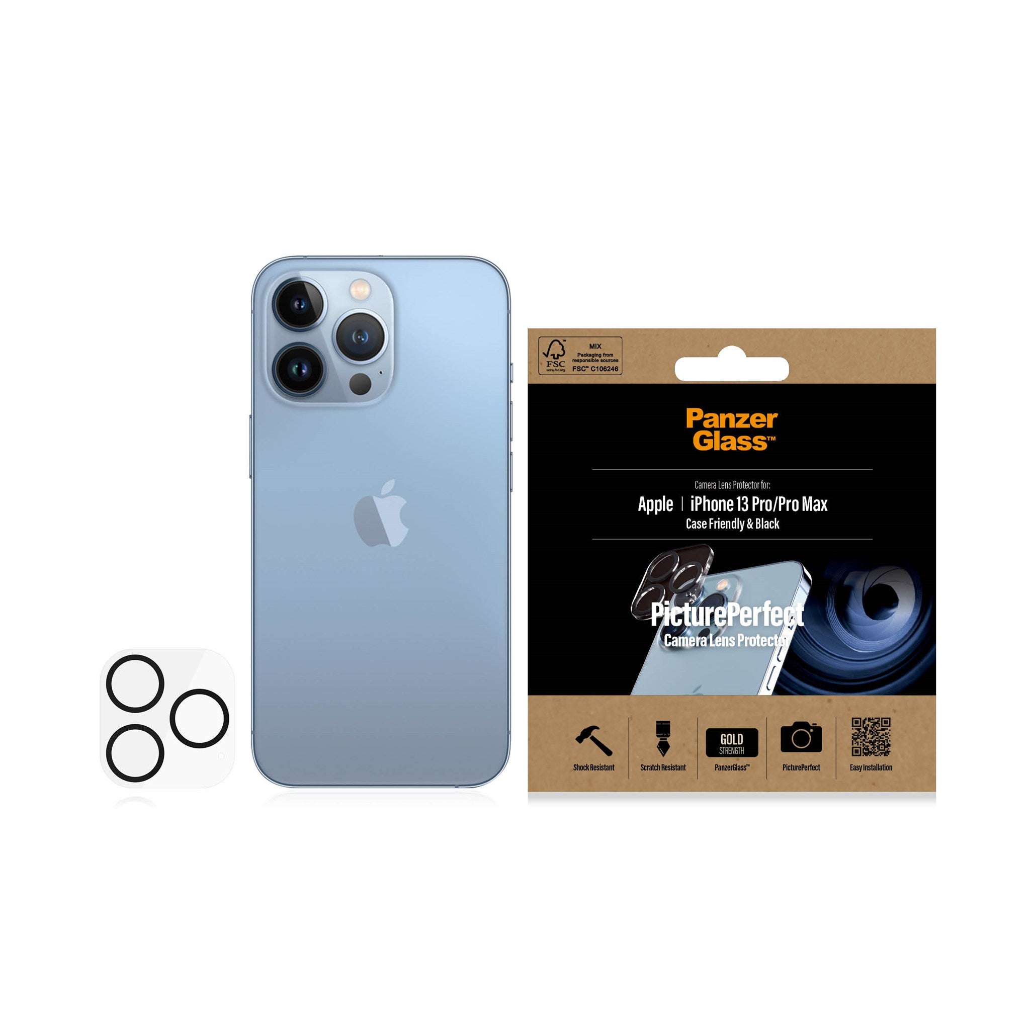 PanzerGlass® PicturePerfect Kameralinsebeskytter iPhone 13 Pro | 13 Pro Max