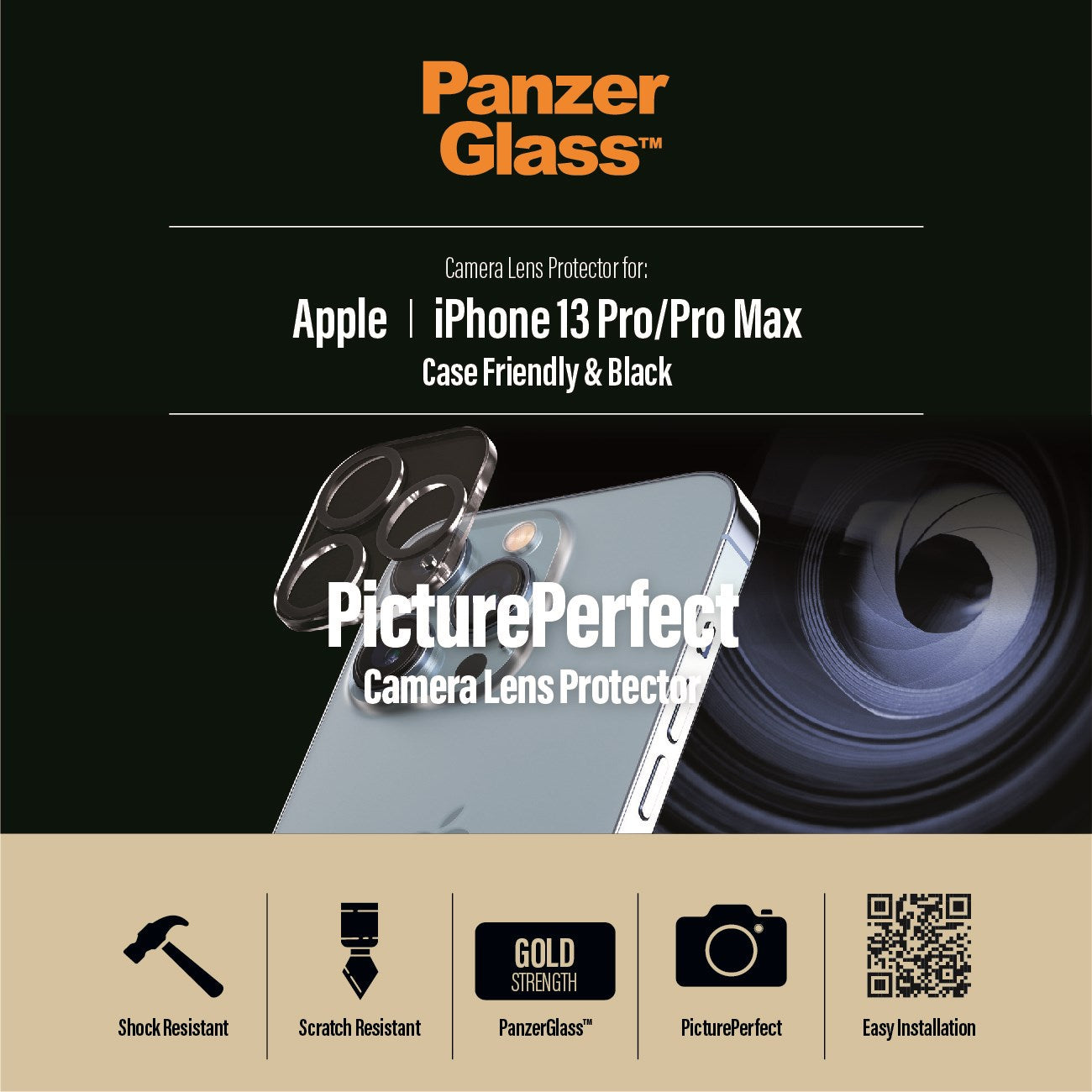 PanzerGlass® PicturePerfect Kameralinsebeskytter iPhone 13 Pro | 13 Pro Max