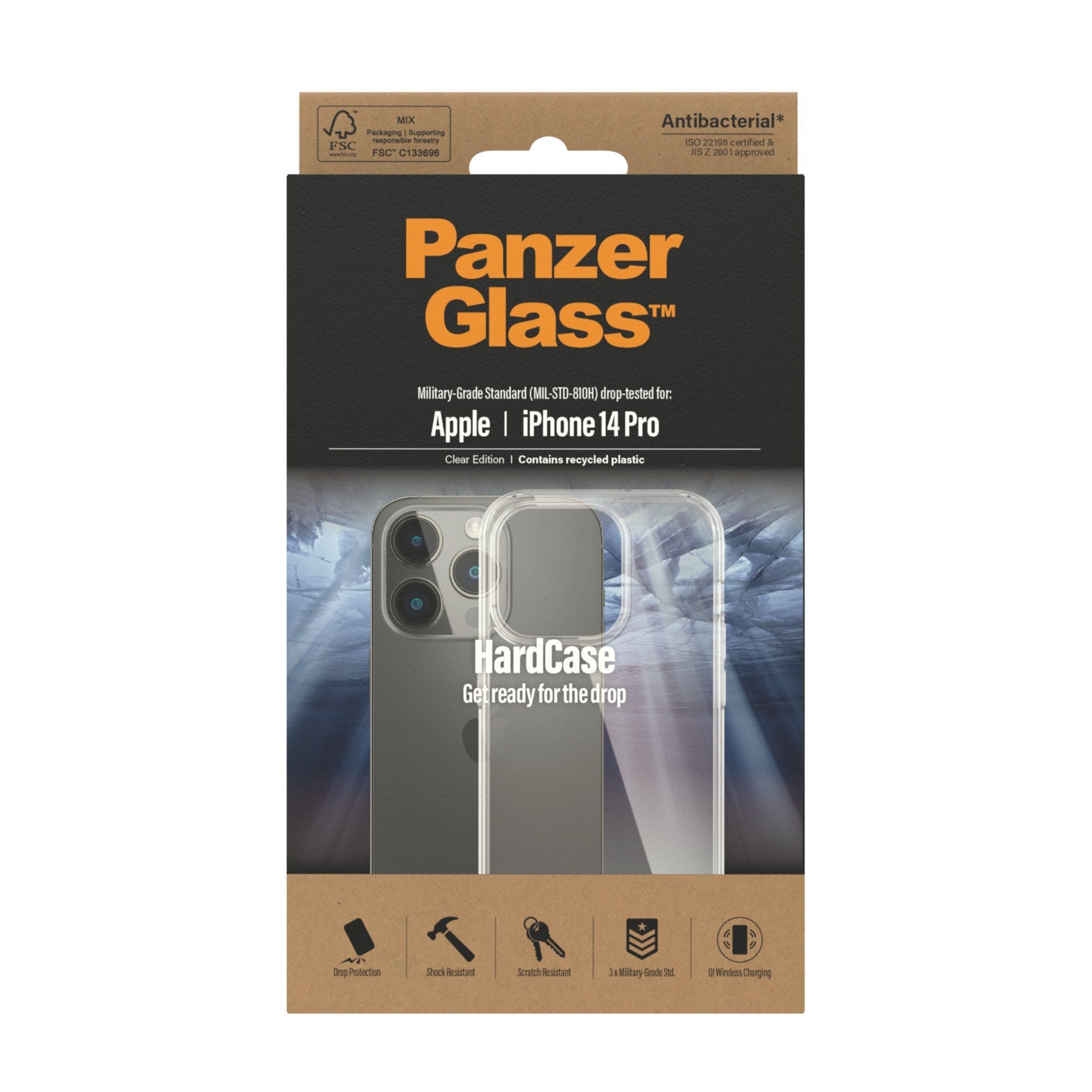 PanzerGlass® HardCase iPhone 14 Pro | Clear