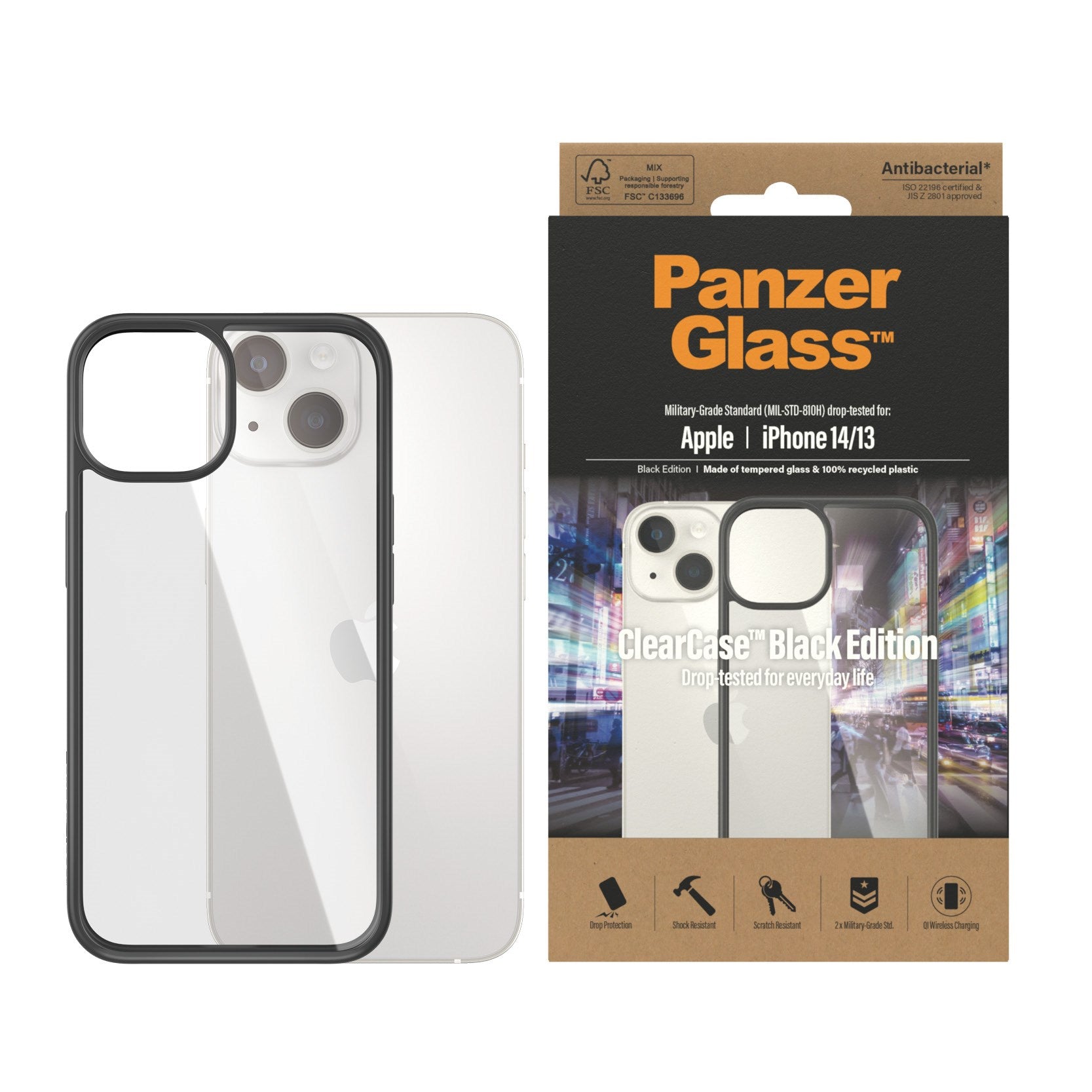 PanzerGlass® ClearCase Transparent iPhone 14 | 13