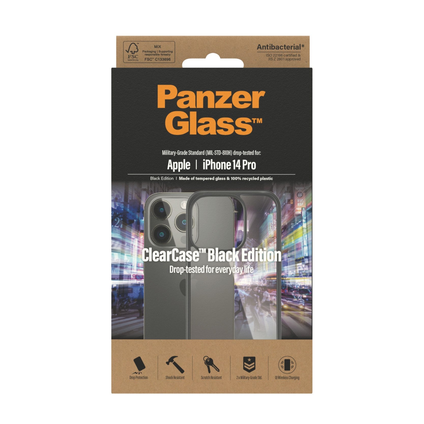 PanzerGlass® ClearCase Transparent iPhone 14 Pro