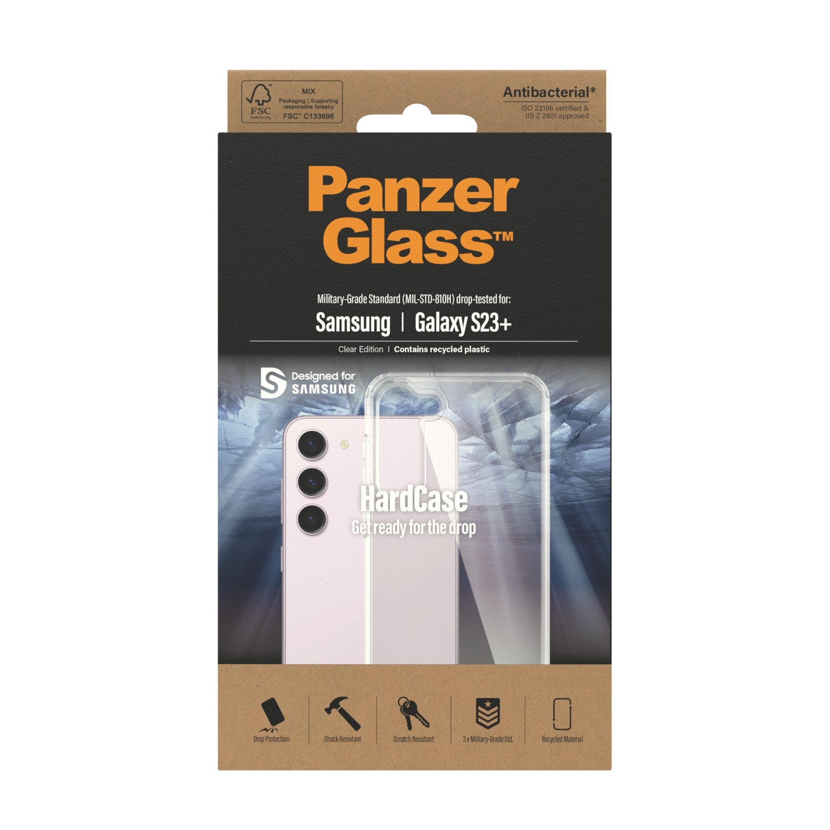 PanzerGlass® HardCase Transparent Samsung Galaxy S23+