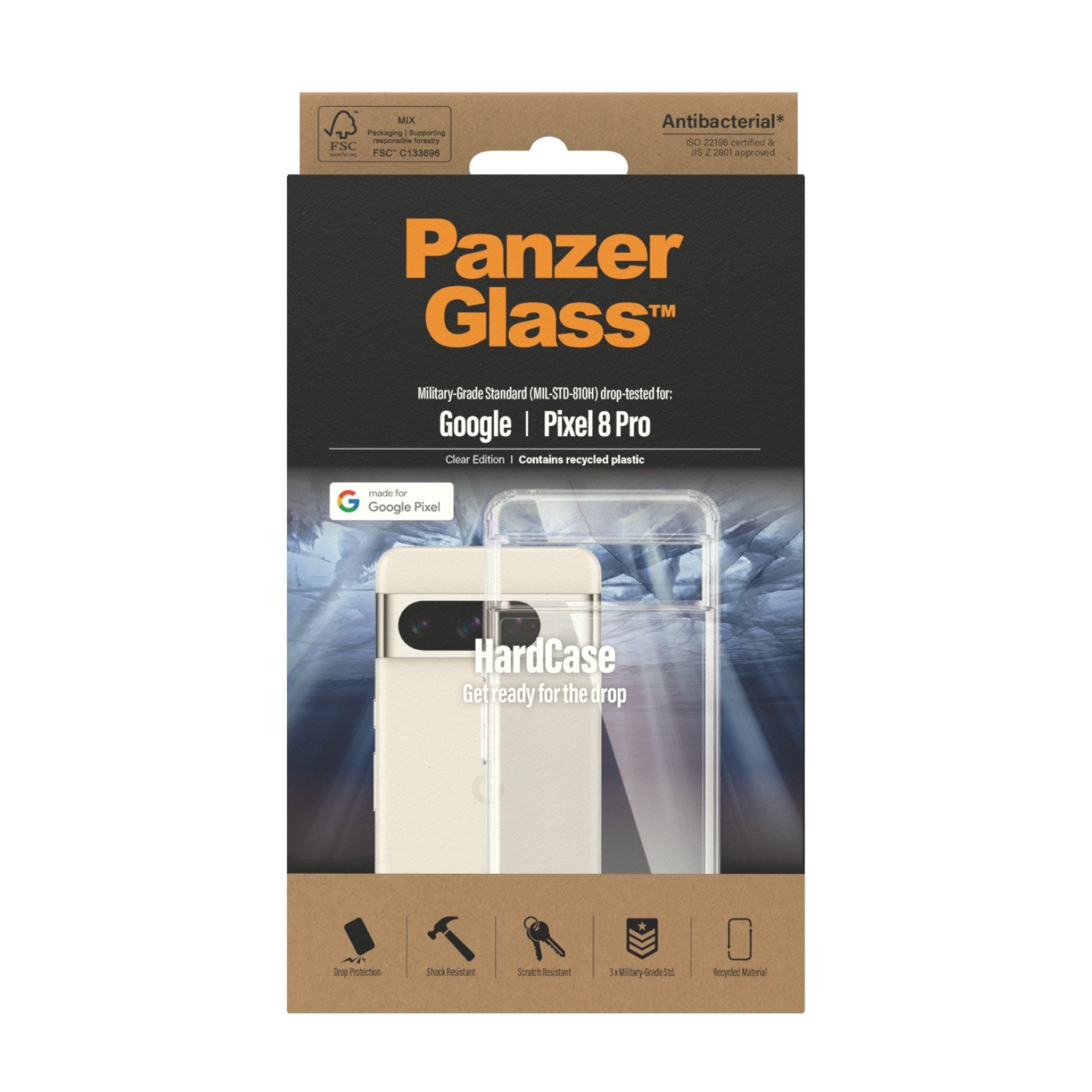 PanzerGlass® HardCase Transparent  Google Pixel 8 Pro