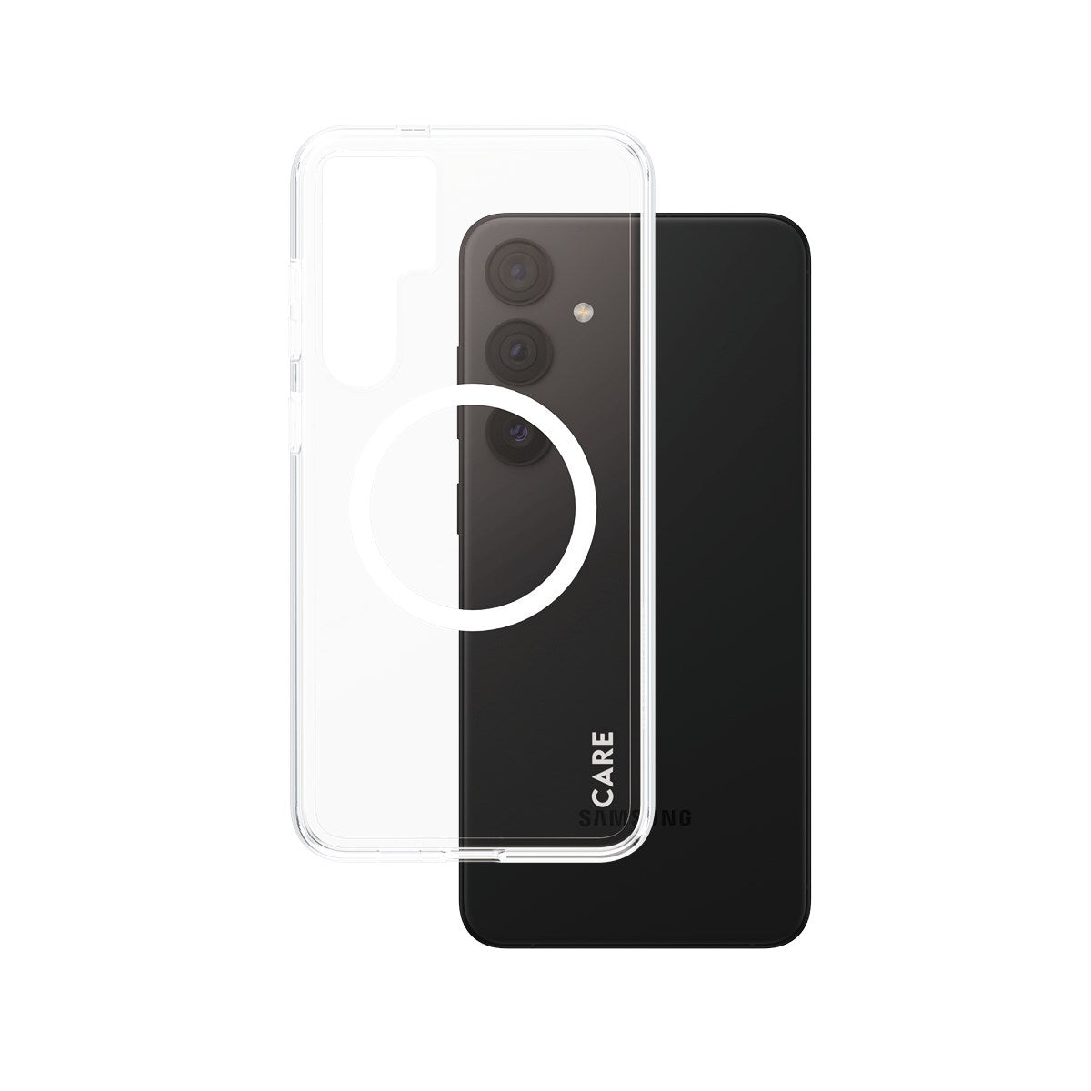 CARE™ by PanzerGlass® Urban Combat Case Transparent m. Hvid Qi Compatible Samsung Galaxy S24+