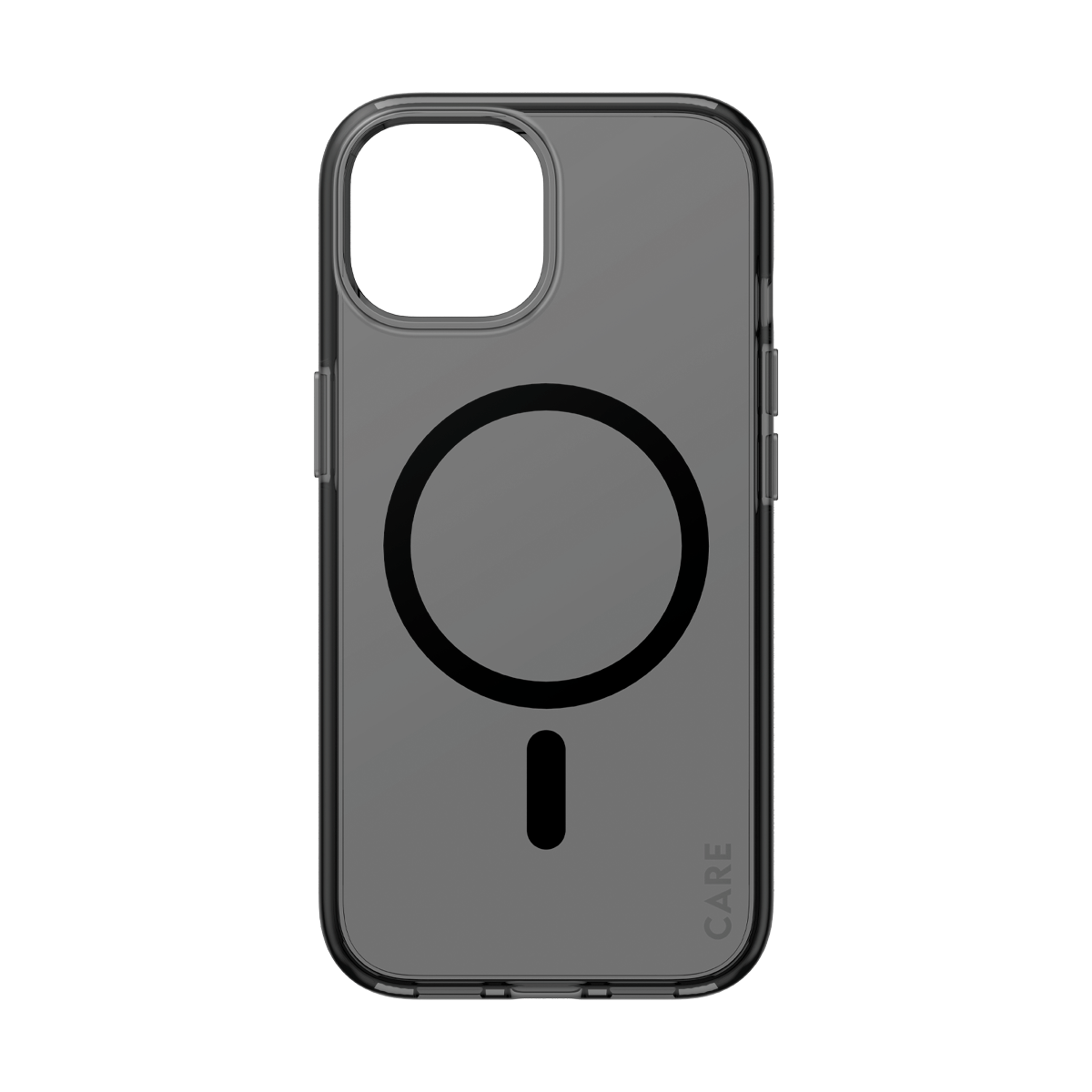 CARE™ by PanzerGlass® Smokey Case m. Sort MagSafe iPhone 15