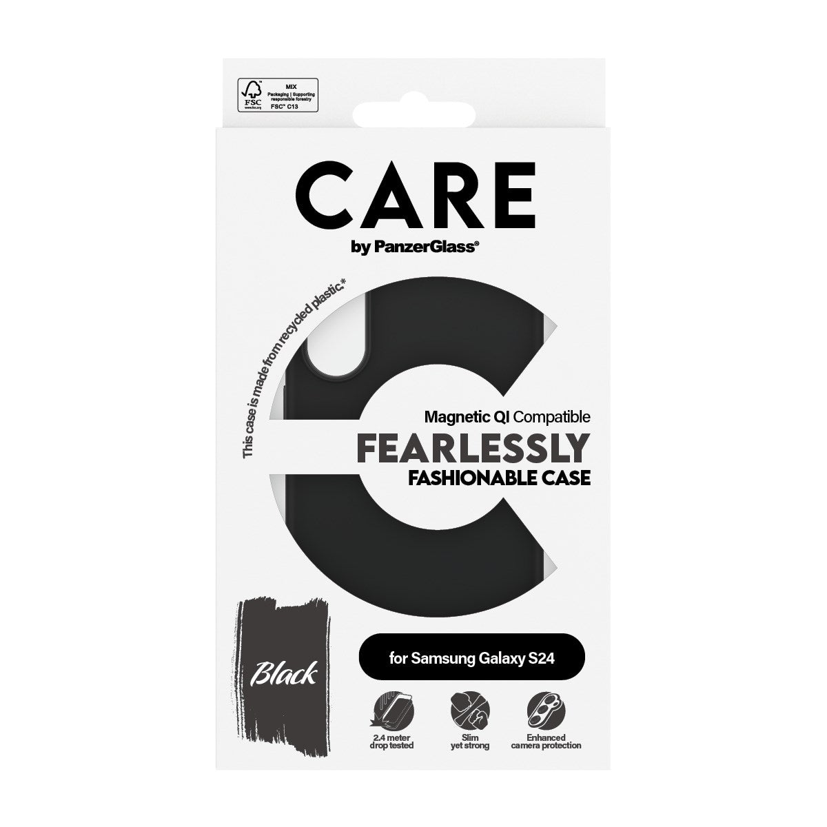 CARE by PanzerGlass® Case Sort m. Qi Compatible Samsung Galaxy S24