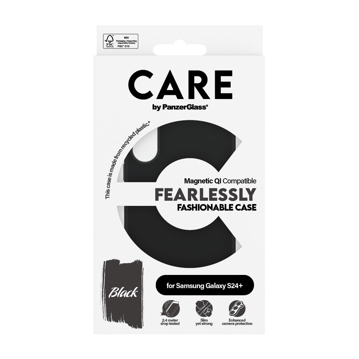 CARE by PanzerGlass® Case Sort m. Qi Compatible Samsung Galaxy S24+