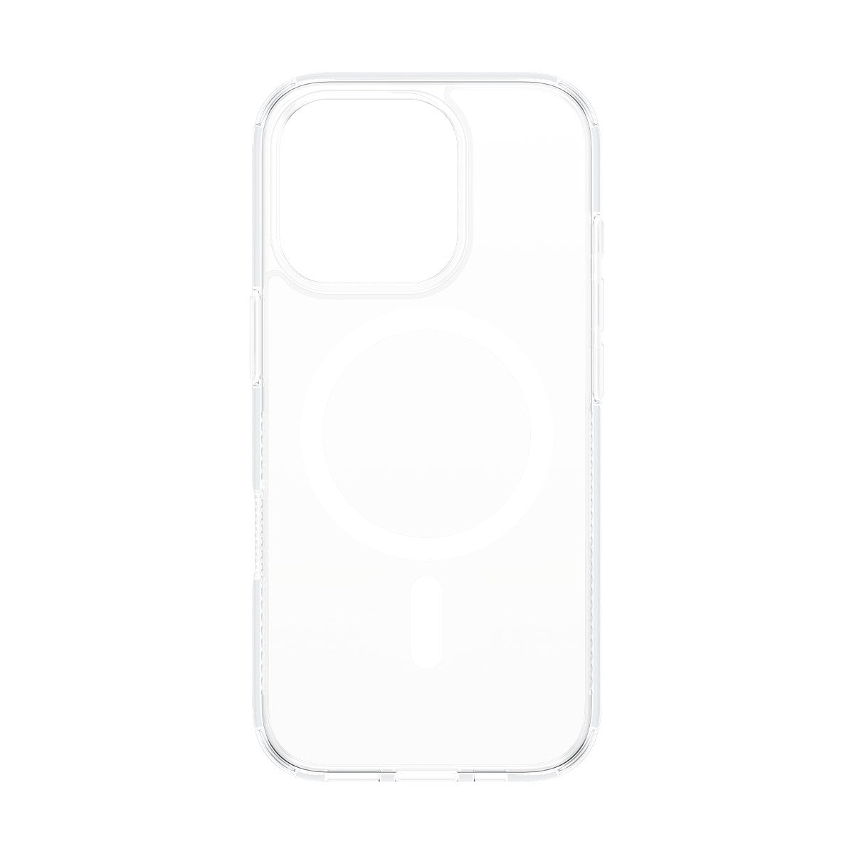 PanzerGlass® HardCase Transparent m. Hvid MagSafe iPhone 16 Pro