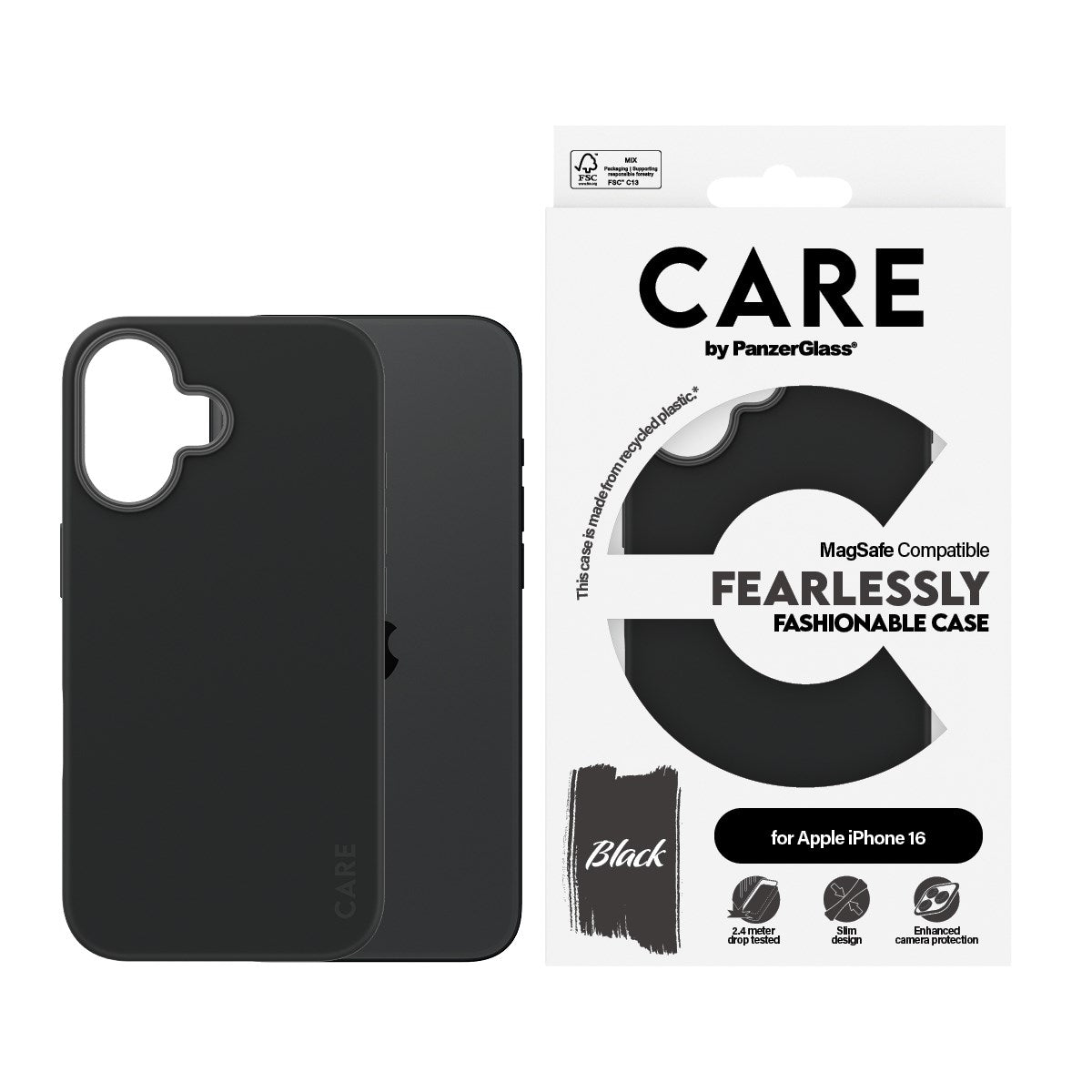 CARE by PanzerGlass® Case Sort m. MagSafe iPhone 16