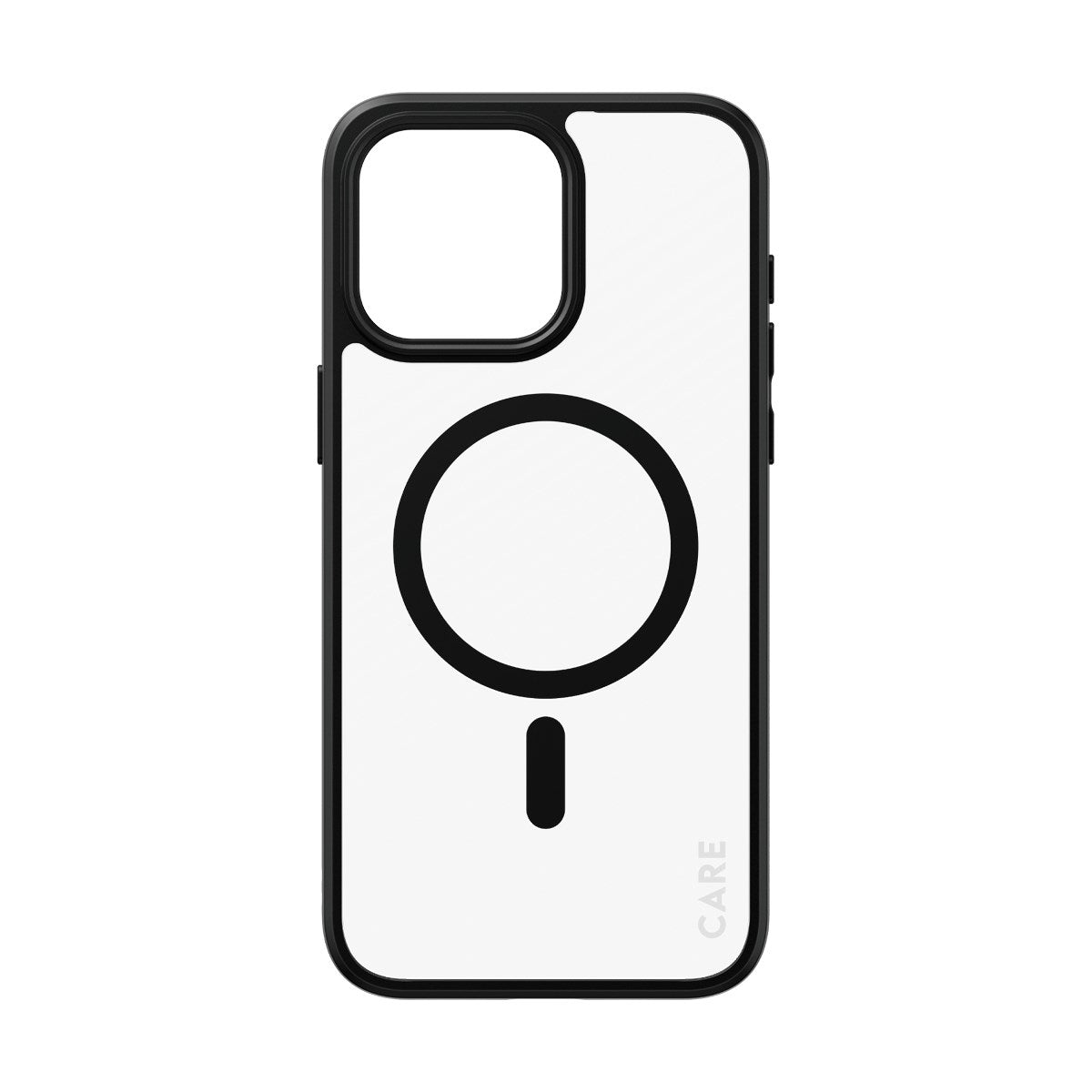 CARE by PanzerGlass® Urban Combat Case Transparent m. Sort MagSafe iPhone 15 Pro Max