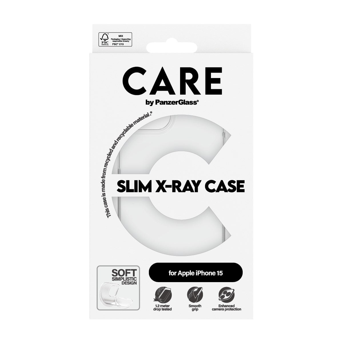 CARE by PanzerGlass® X-Ray Case iPhone 15