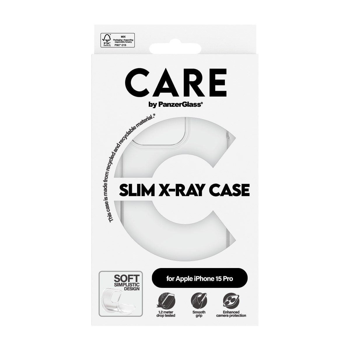 CARE by PanzerGlass® X-Ray Case iPhone 15 Pro