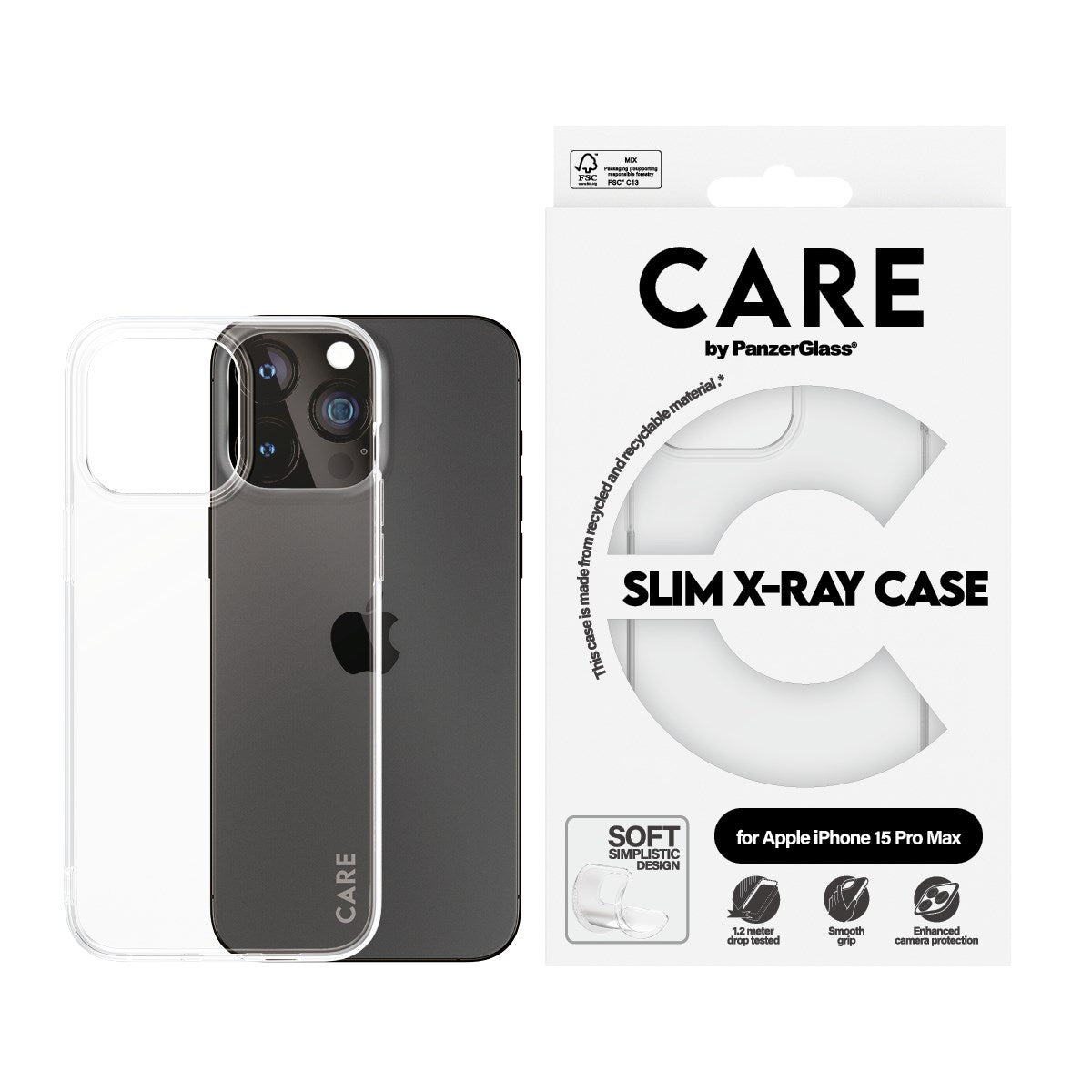 CARE by PanzerGlass® X-Ray Case iPhone 15 Pro Max