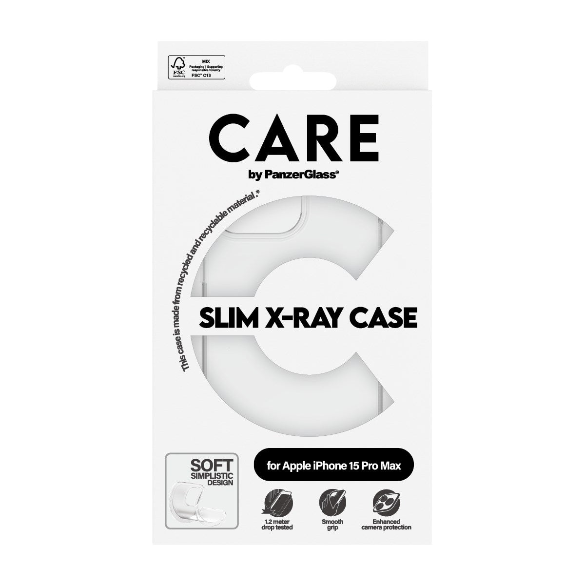 CARE by PanzerGlass® X-Ray Case iPhone 15 Pro Max
