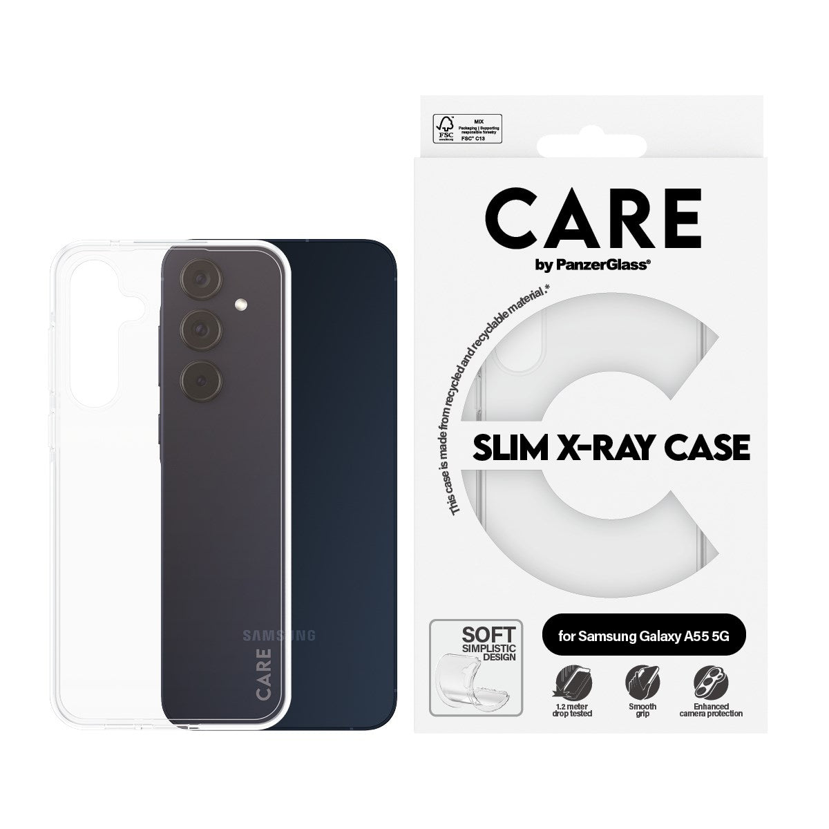 CARE by PanzerGlass® X-Ray Case Samsung Galaxy A55
