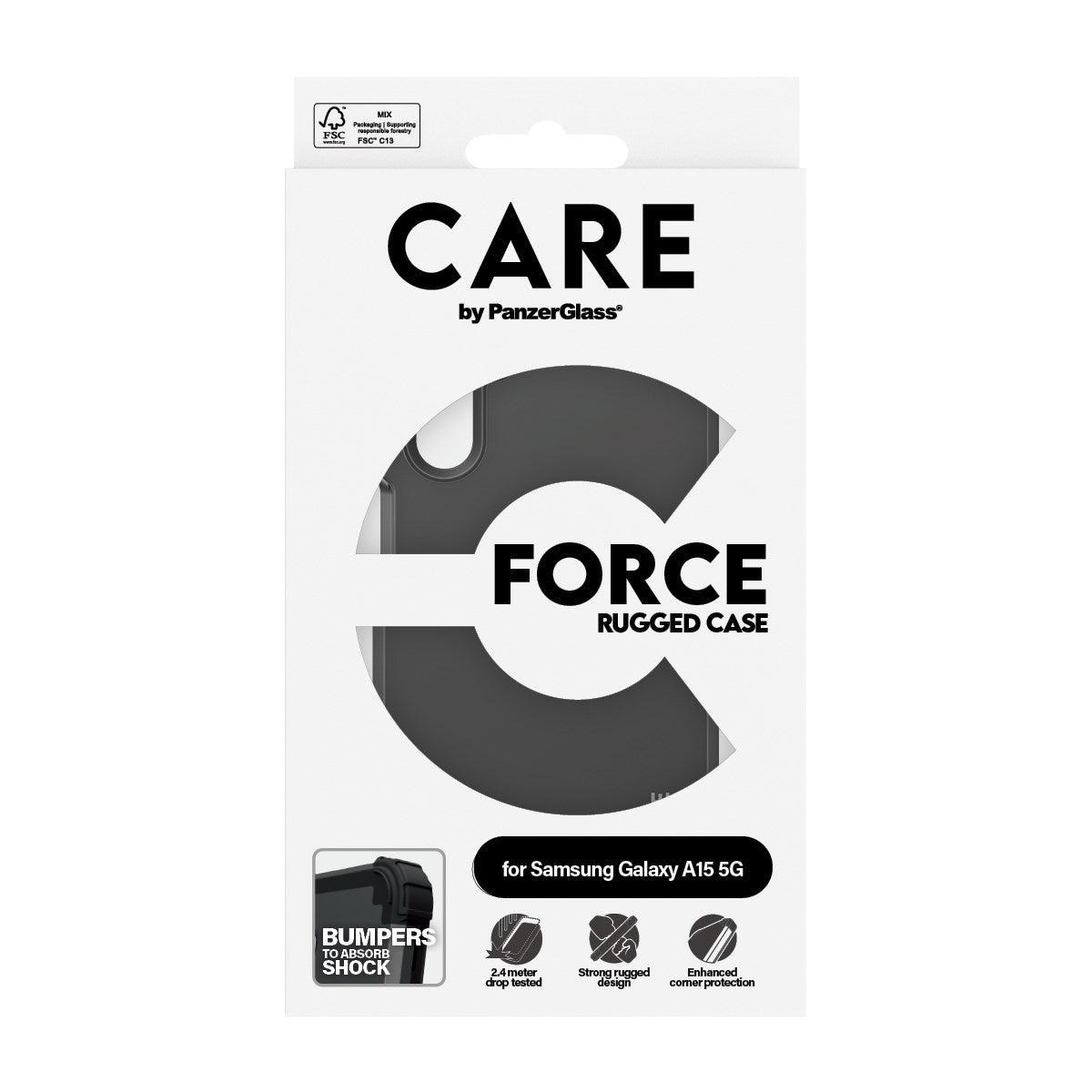 CARE by PanzerGlass® Case Sort FORCE Samsung Galaxy A15 5G