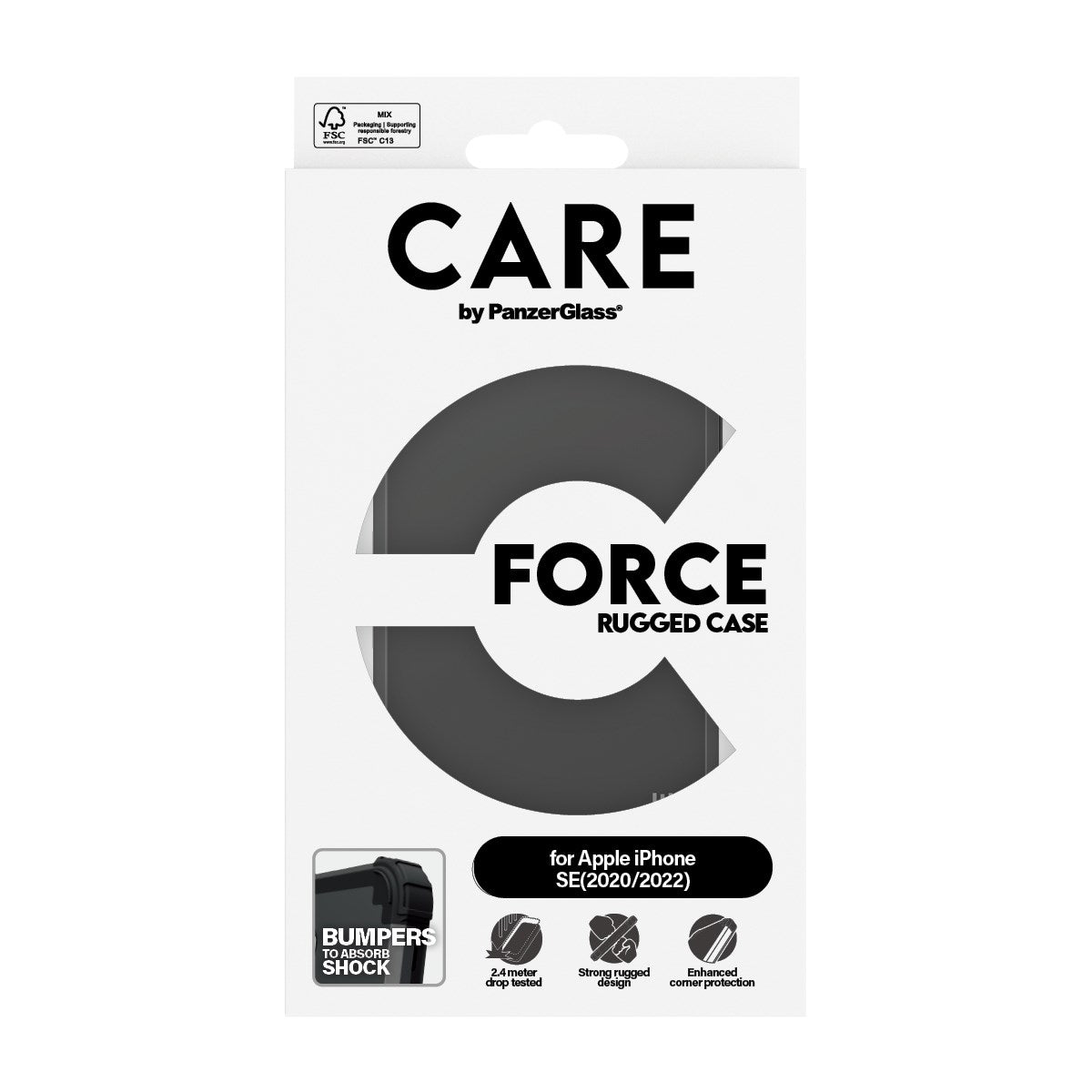 CARE™ by PanzerGlass® Case Sort FORCE iPhone SE (2020, 2022)