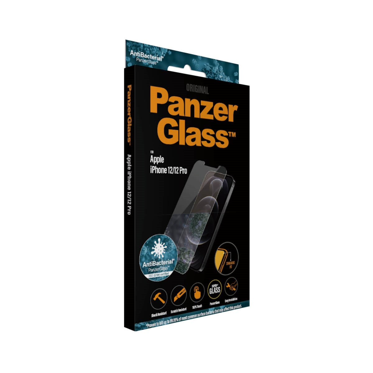 PanzerGlass® Skærmbeskyttelse iPhone 12 | 12 Pro | Standard Fit