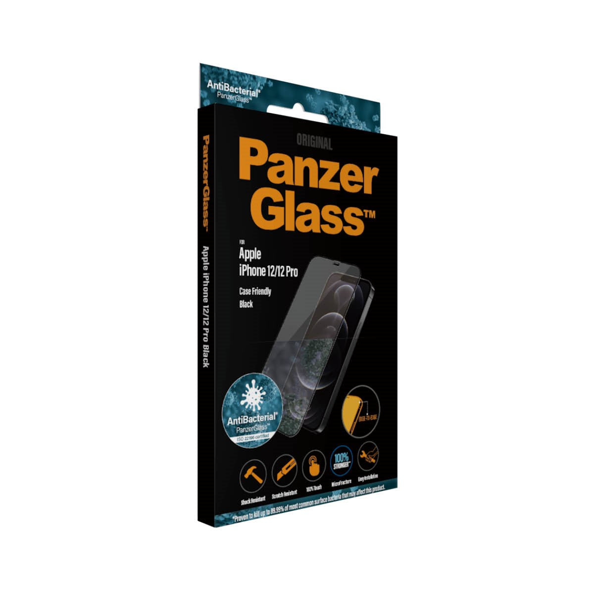 PanzerGlass® Skærmbeskyttelse iPhone 12 | 12 Pro | Edge-to-Edge