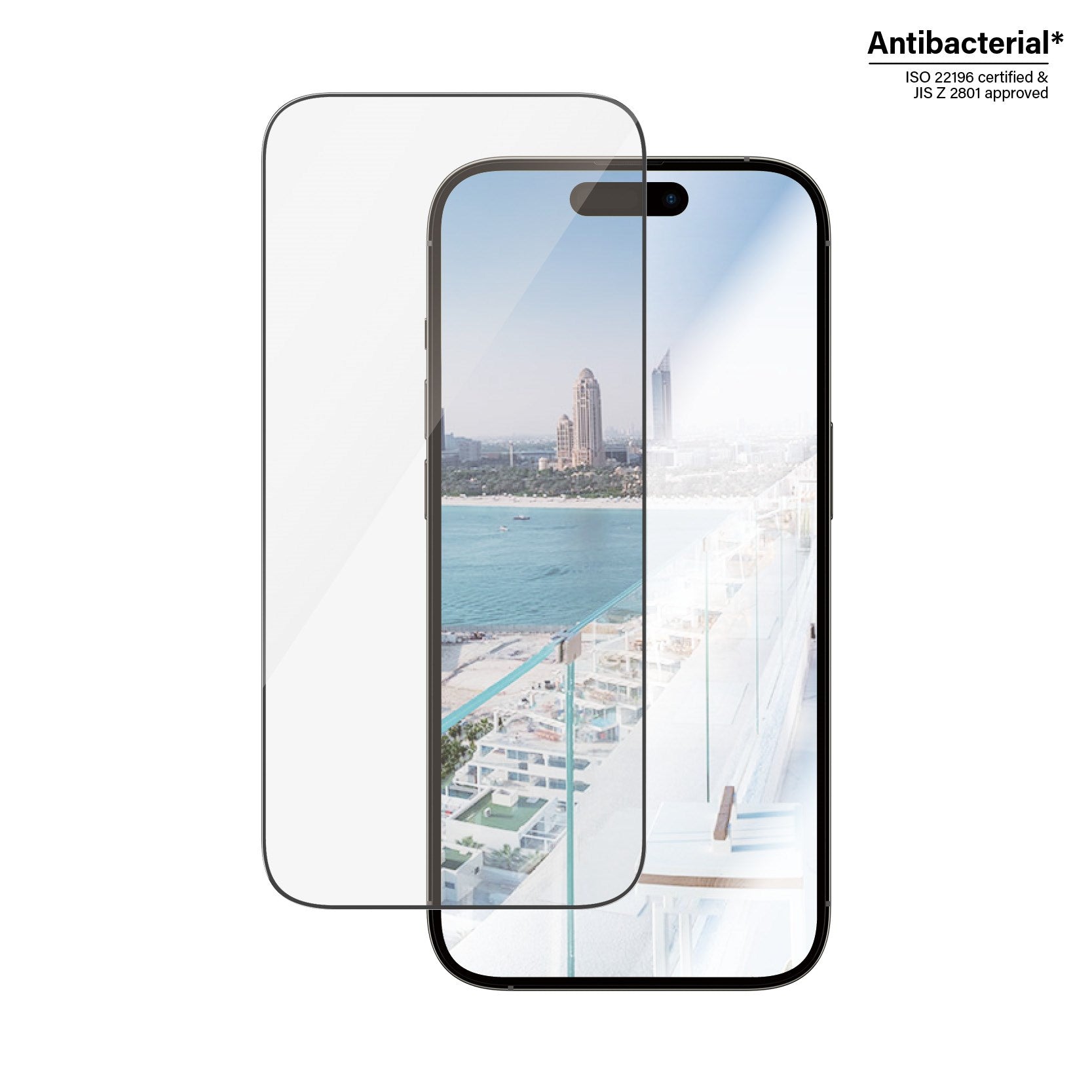 PanzerGlass® Anti-Reflective Skærmbeskyttelse iPhone 14 Pro | Ultra-Wide Fit m. EasyAligner