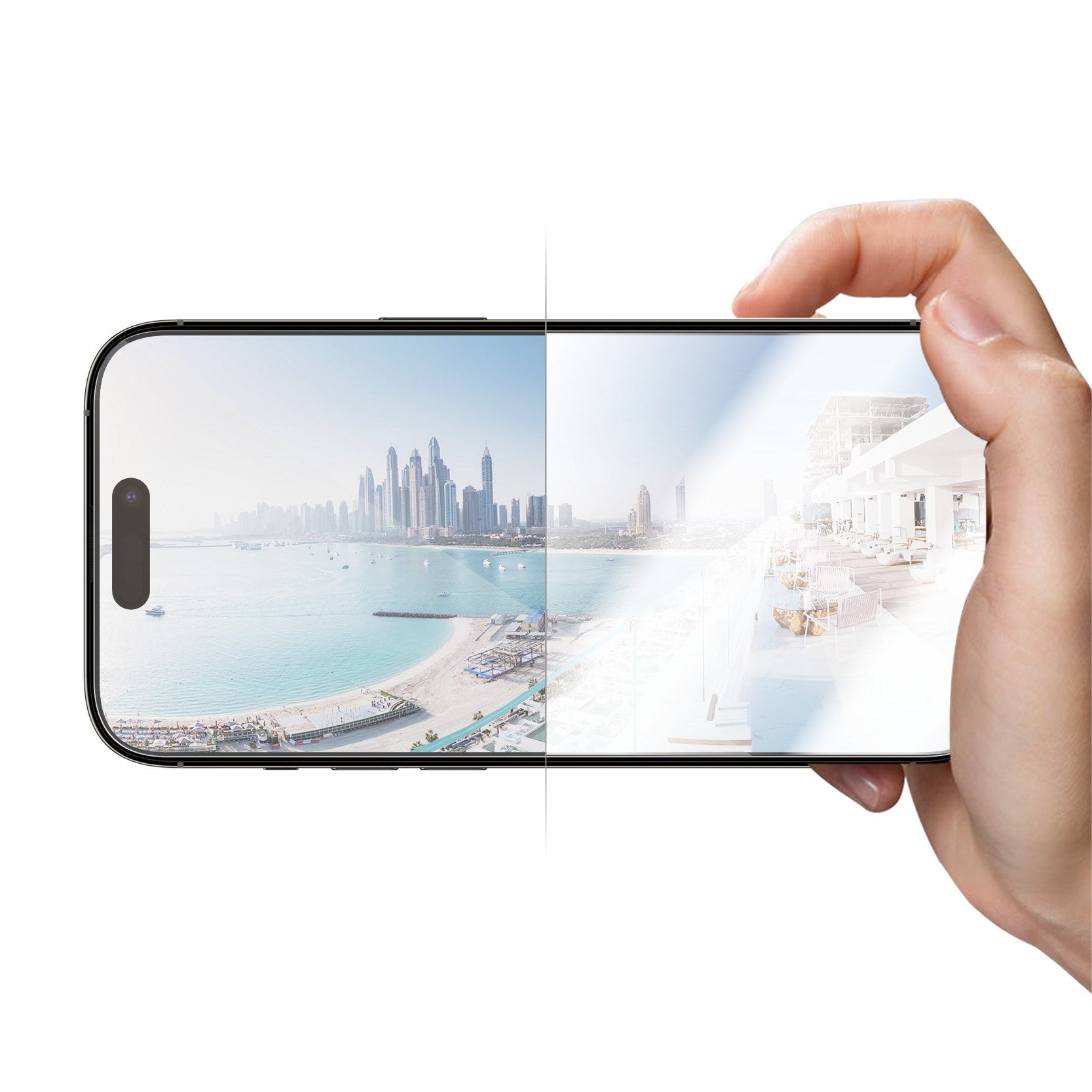 PanzerGlass® Anti-Reflective Skærmbeskyttelse iPhone 14 Pro | Ultra-Wide Fit m. EasyAligner