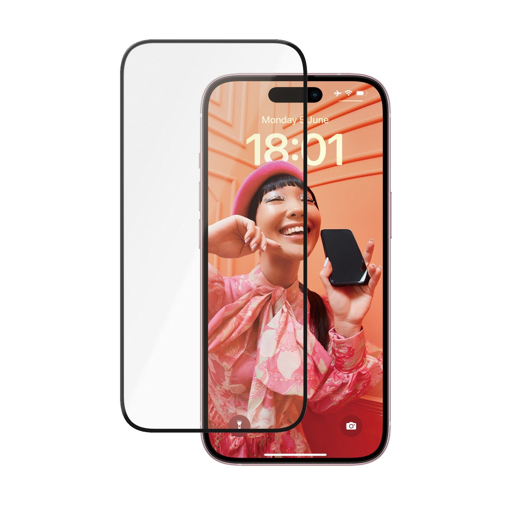 PanzerGlass® Ceramic Protection for iPhone 15 | Ultra-Wide Fit m. EasyAligner m. EasyAlignerr