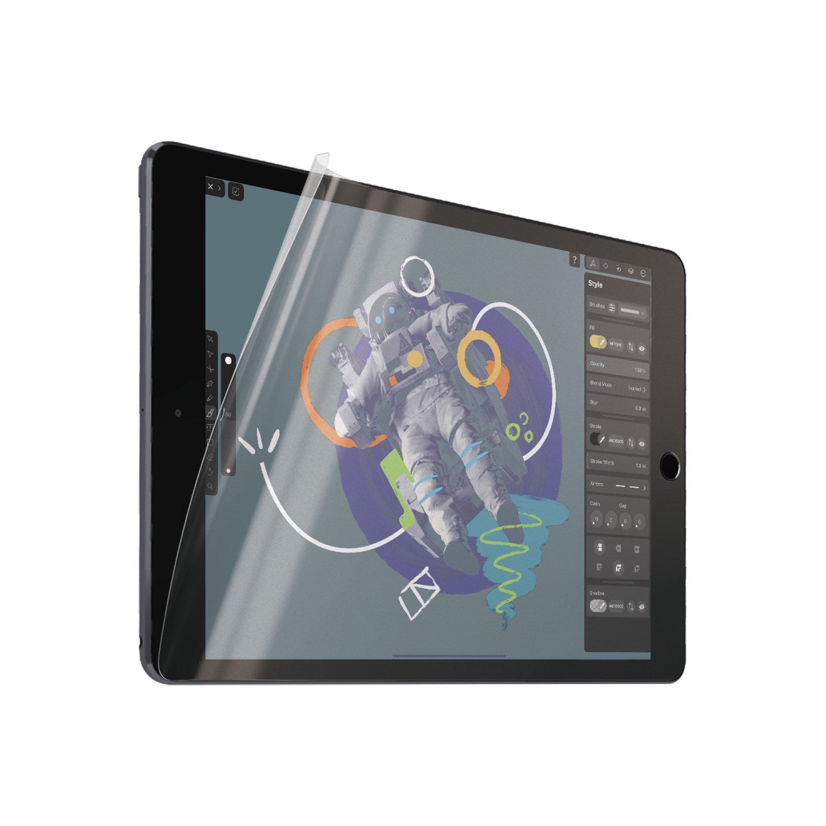 PanzerGlass® GraphicPaper® Skærmbeskyttelse iPad 10.2'' (2019-2021) | Ultra-Wide Fit