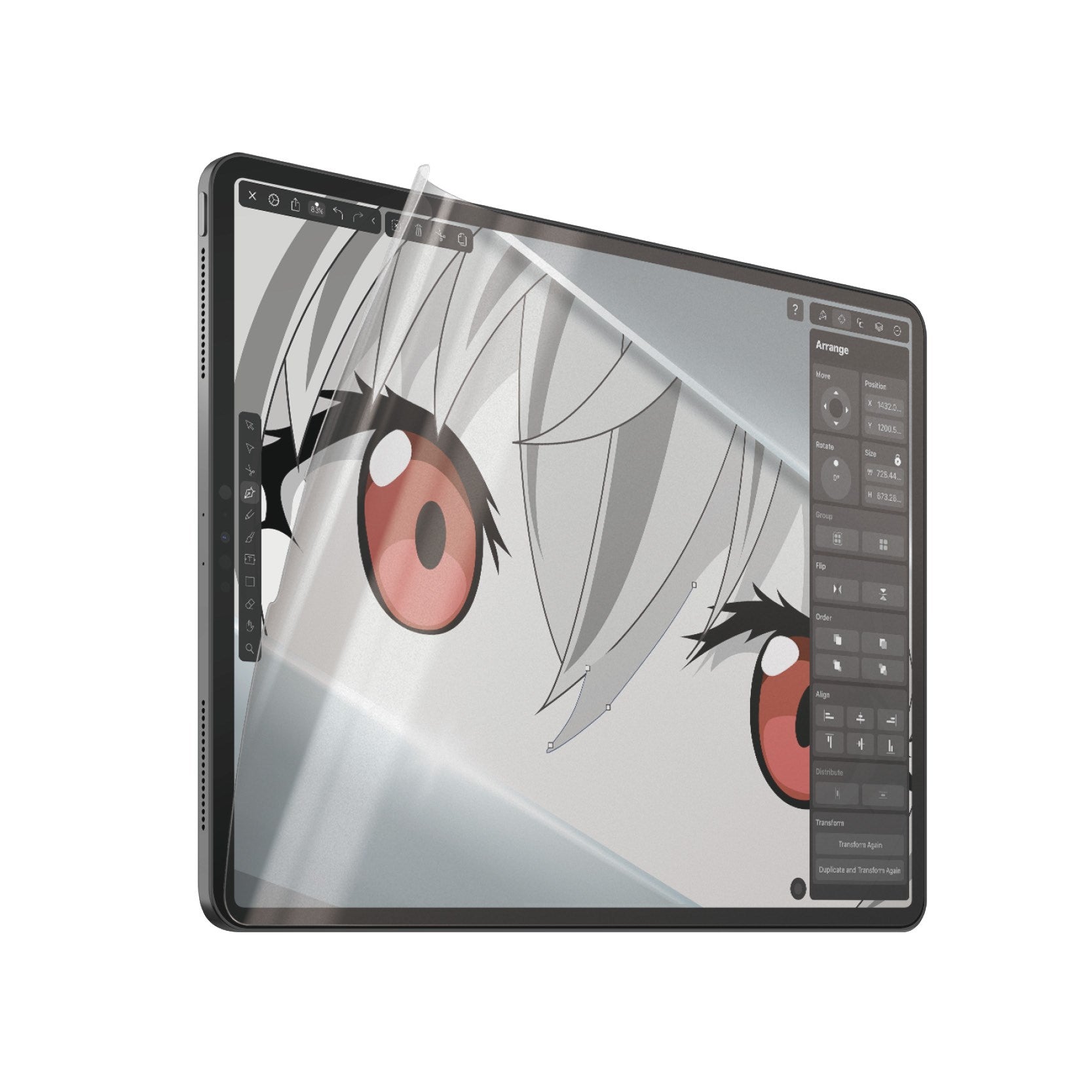 PanzerGlass® GraphicPaper® Skærmbeskyttelse iPad Pro 12.9'' (2018, 2020, 2021, 2022) | Ultra-Wide Fit