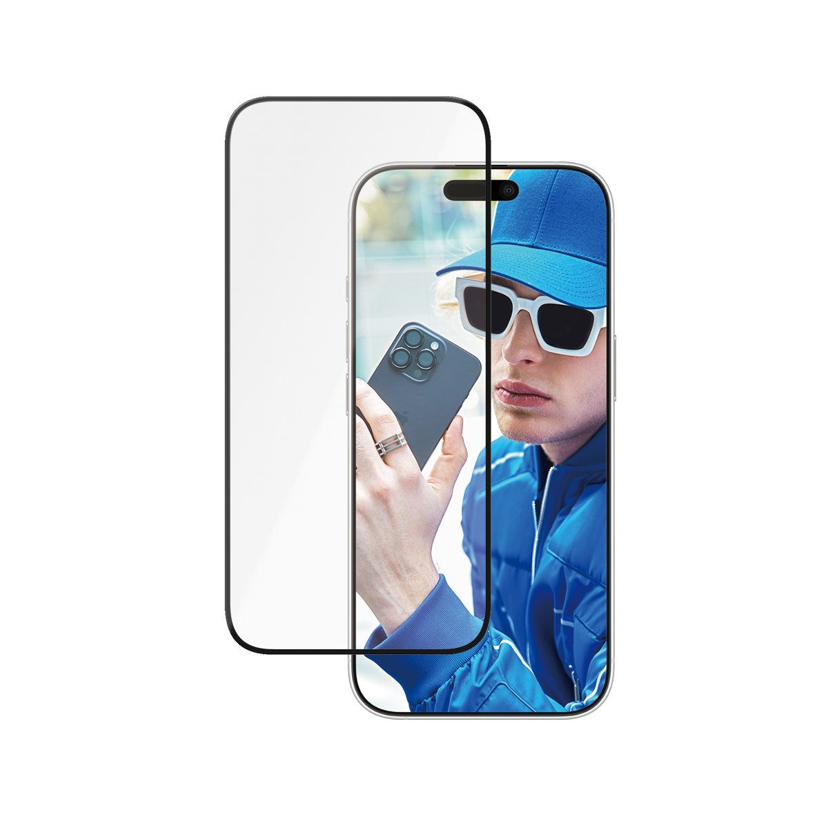 PanzerGlass® Ceramic Skærmbeskyttelse iPhone 16 Pro | Ultra-Wide Fit m. EasyAligner