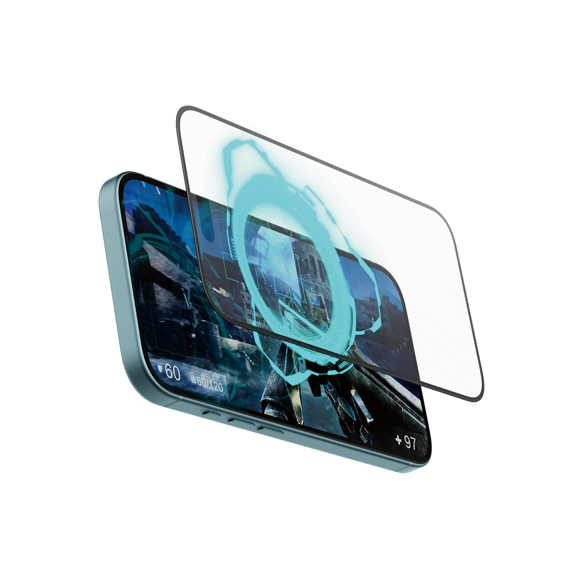 PanzerGlass® Gaming Skærmbeskyttelse iPhone 16 | 15 | Ultra-Wide Fit