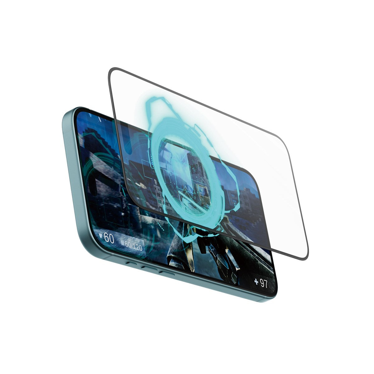 PanzerGlass® Gaming Skærmbeskyttelse iPhone 16 Plus | 15 Plus | Ultra-Wide Fit
