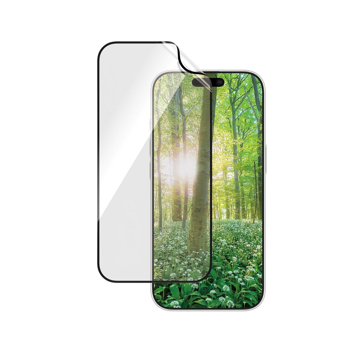 PanzerGlass® ECO MATRIX Skærmbeskyttelse iPhone 16 Pro | Ultra-Wide Fit