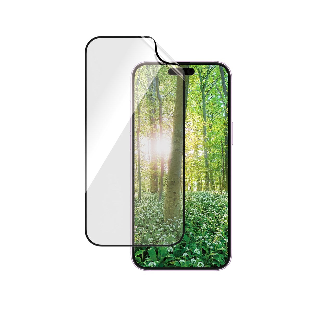 PanzerGlass® ECO MATRIX Skærmbeskyttelse iPhone 16 Plus | 15 Plus | Ultra-Wide Fit