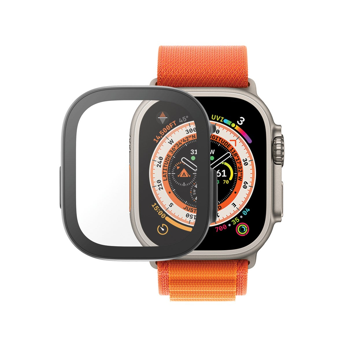 PanzerGlass® Full Body Case Apple Watch Ultra 2 | Ultra 49mm | Sort