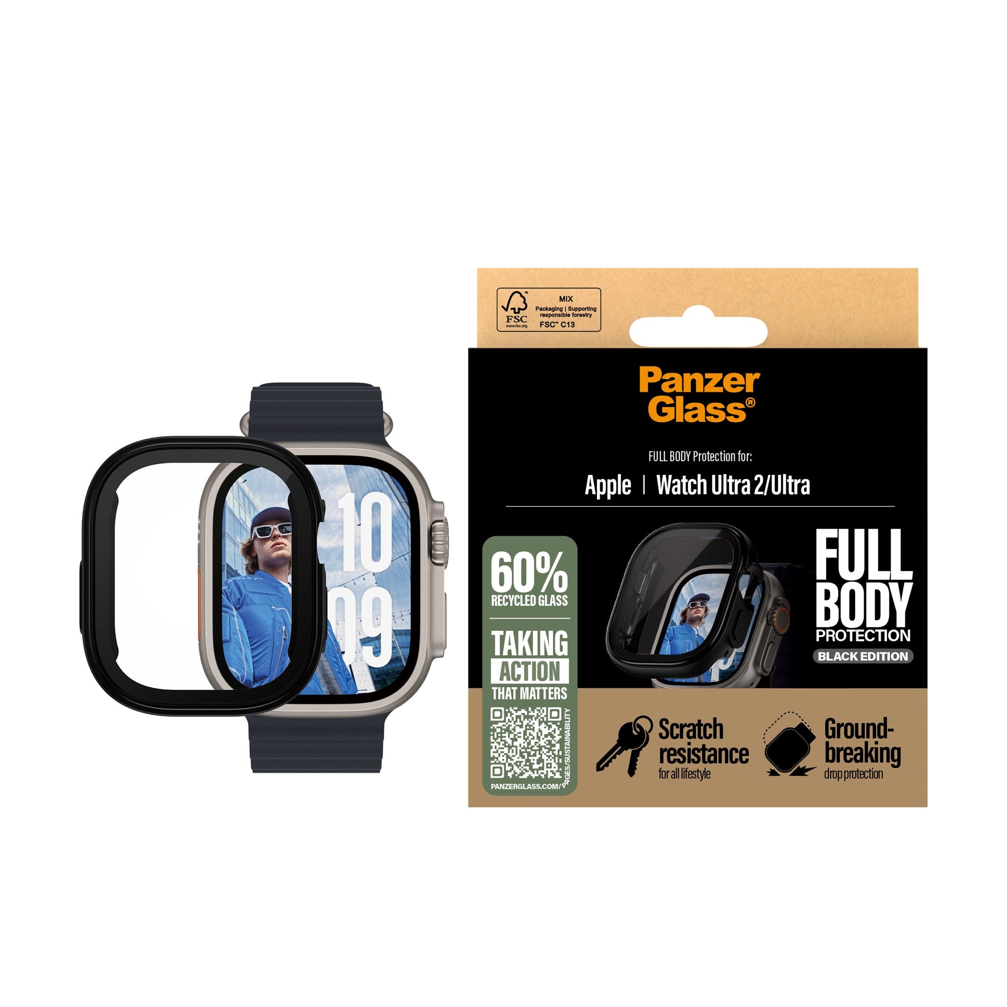 PanzerGlass® Case Squad Full Body Sort Apple Watch Ultra 3 | Ultra 2 | Ultra | 49mm