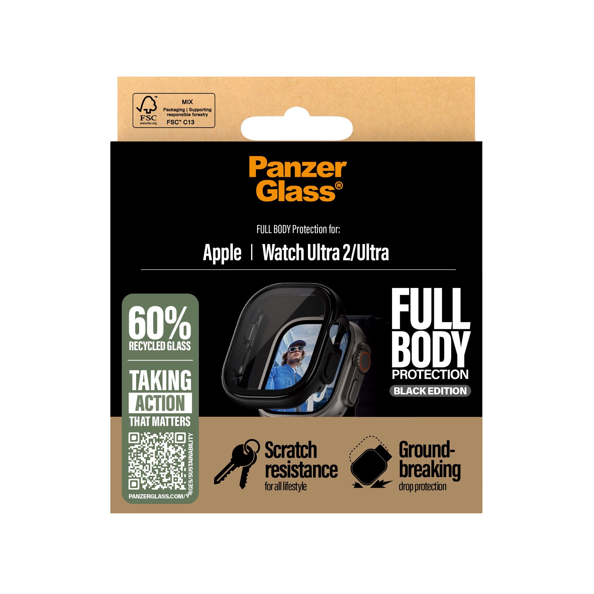 PanzerGlass® Case Squad Full Body Sort Apple Watch Ultra 3 | Ultra 2 | Ultra | 49mm