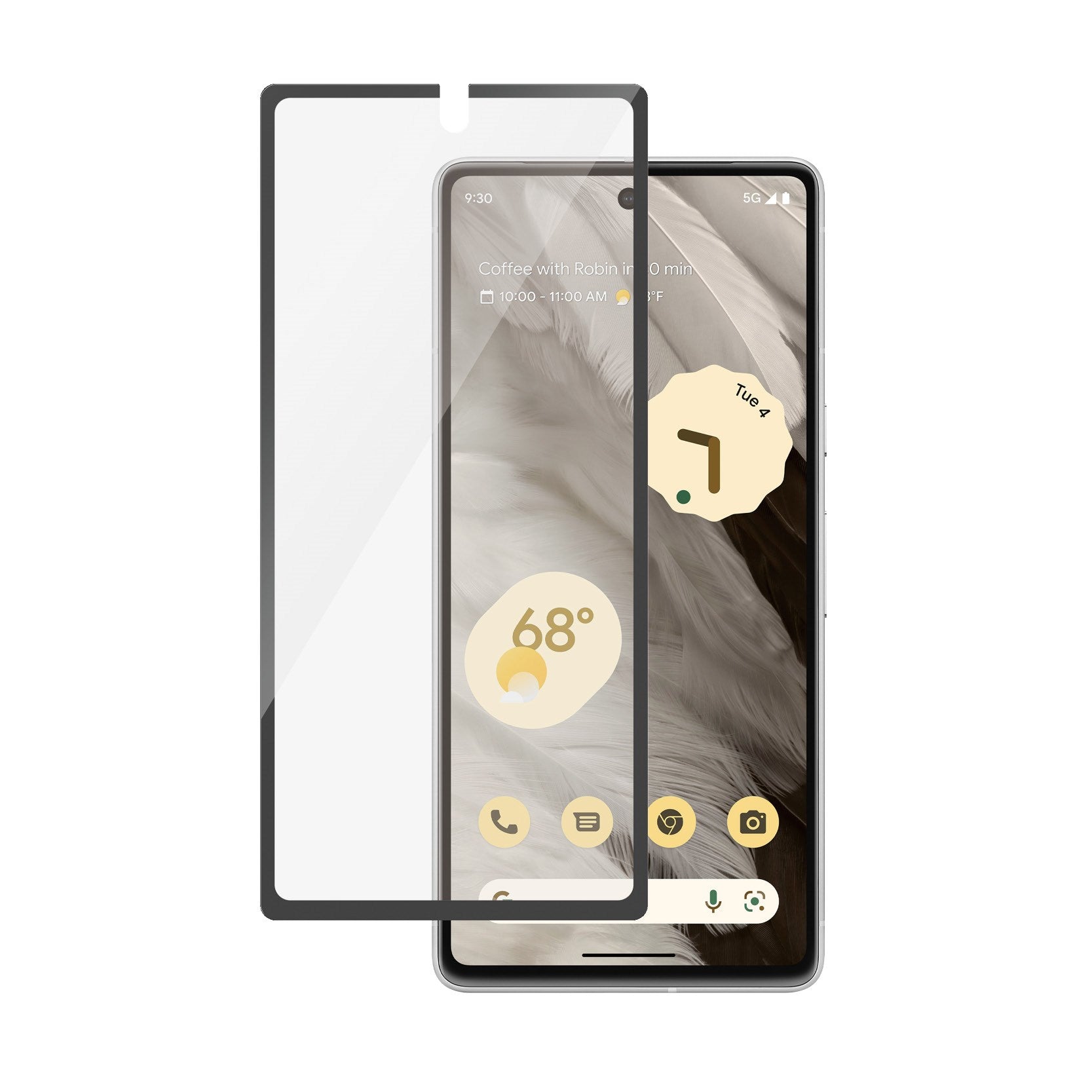 PanzerGlass® Skærmbeskyttelse Google Pixel 7a | Ultra Wide Fit