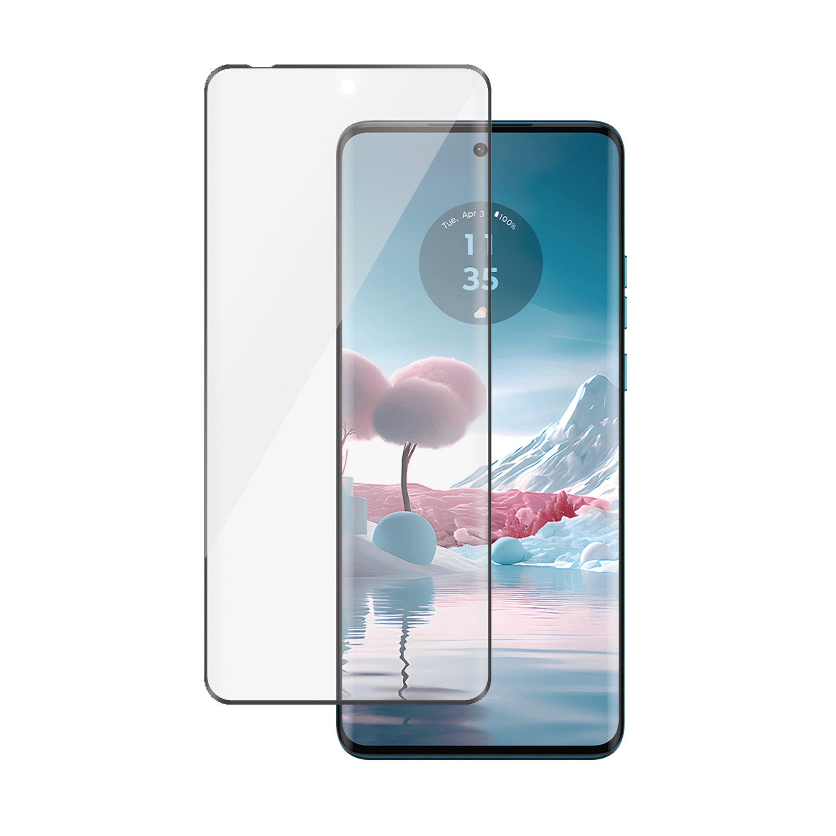 PanzerGlass® Skærmbeskytteren Motorola Moto Edge 40 NEO | Ultra-Wide Fit