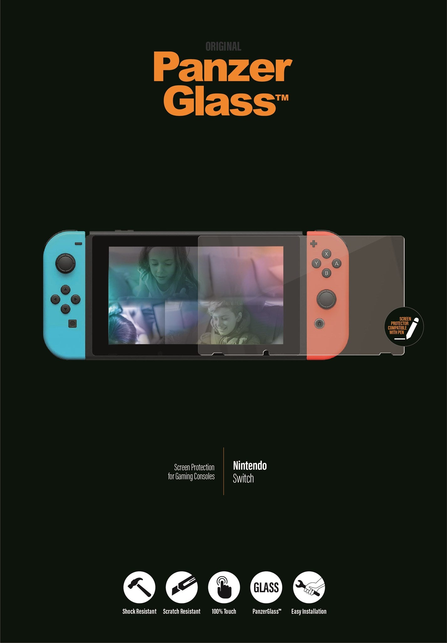 PanzerGlass® Skærmbeskyttelse Nintendo Switch