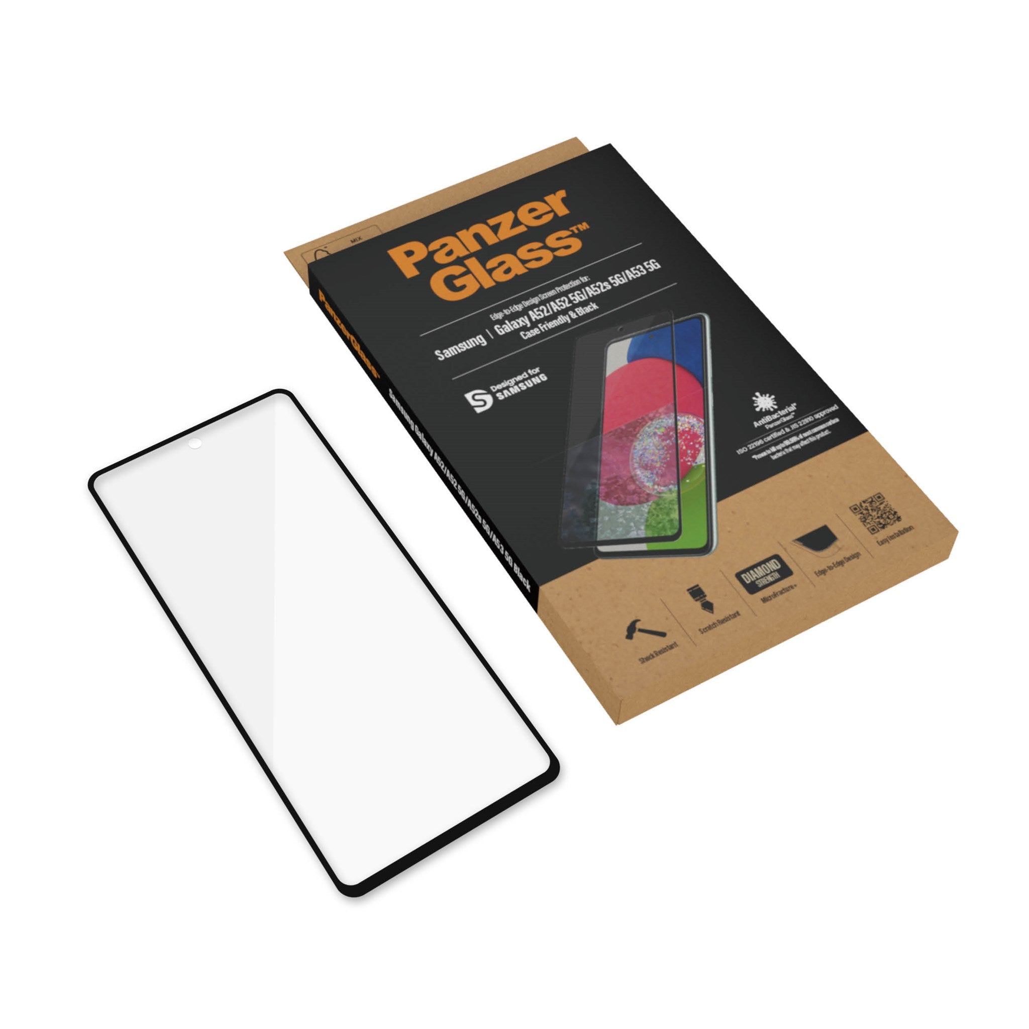 PanzerGlass® Skærmbeskyttelse Samsung Galaxy A52 | A52 5G | A52s 5G | A53 5G
