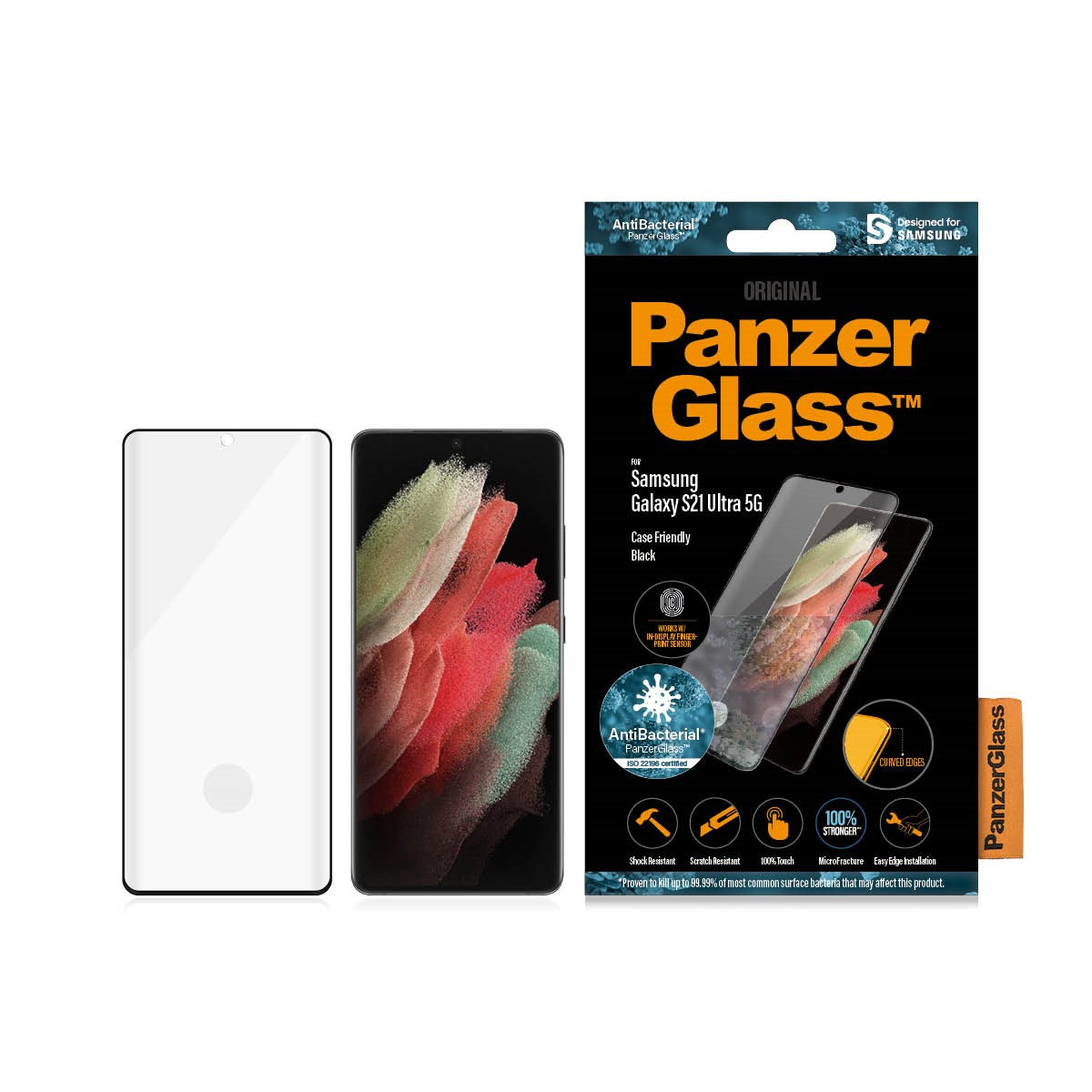 PanzerGlass® Skærmbeskyttelse Samsung Galaxy S21 Ultra 5G