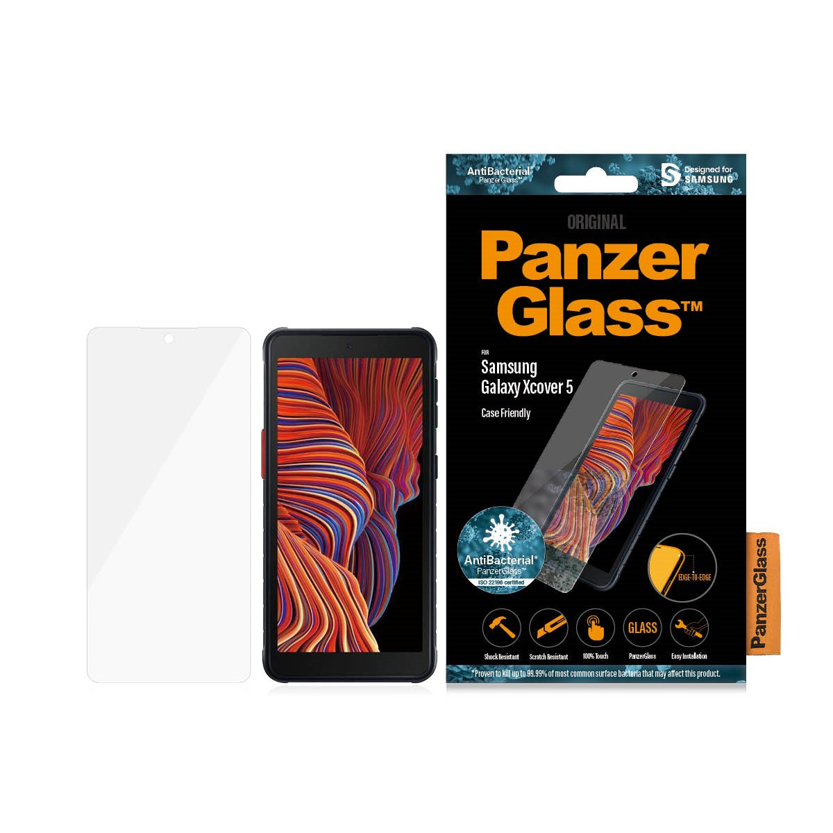 PanzerGlass® Skærmbeskyttelse Samsung Galaxy Xcover 5