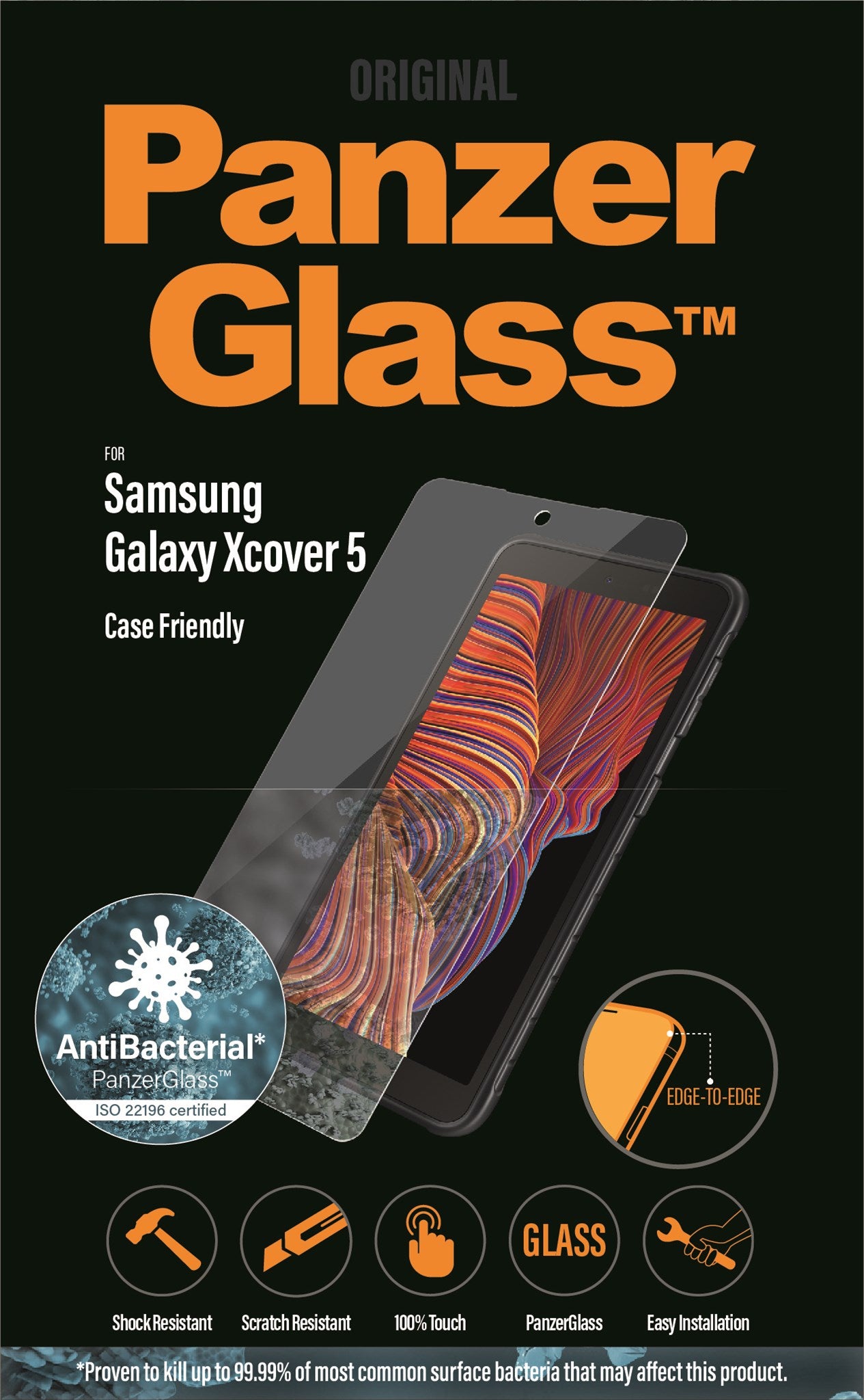 PanzerGlass® Skærmbeskyttelse Samsung Galaxy Xcover 5