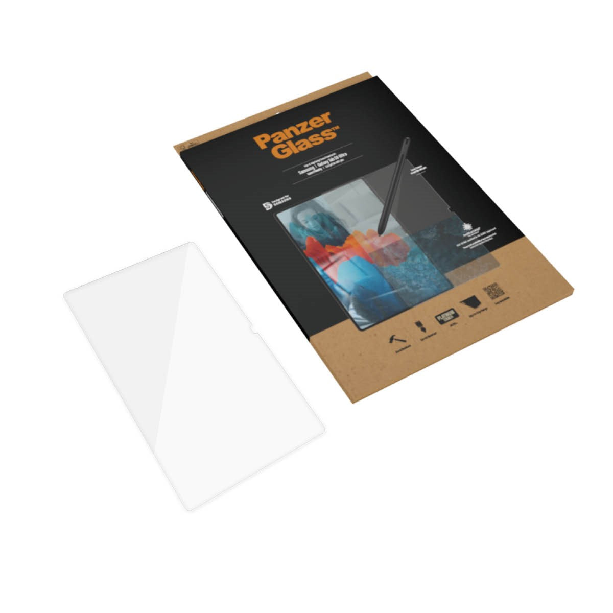 PanzerGlass® Skærmbeskyttelse Samsung Galaxy Tab S8 Ultra | S9 Ultra | Ultra-Wide Fit